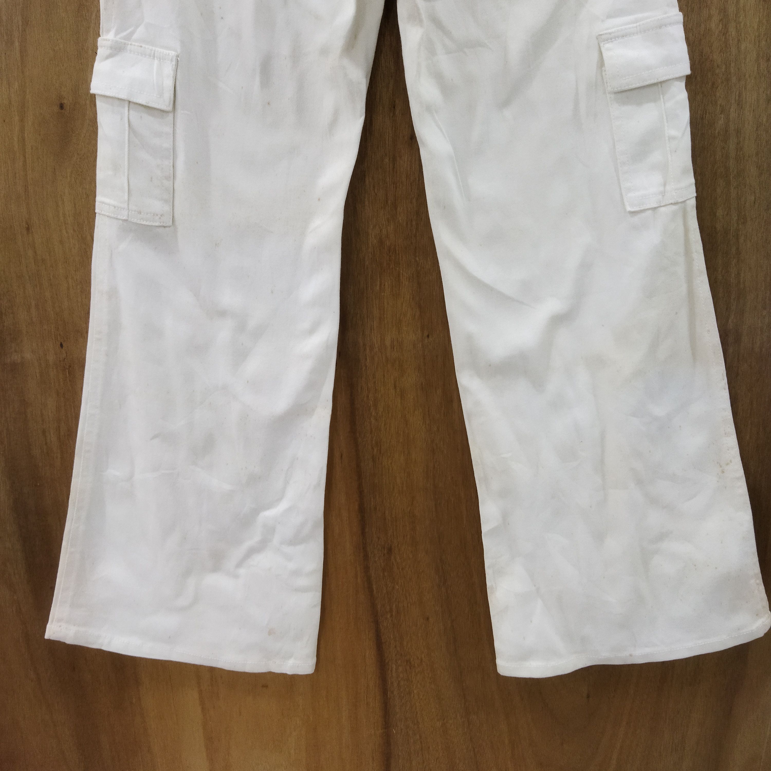 Japanese Brand MK KLEIN WHITE YELLO CARGO PANTS Size US 29 - 10 Thumbnail