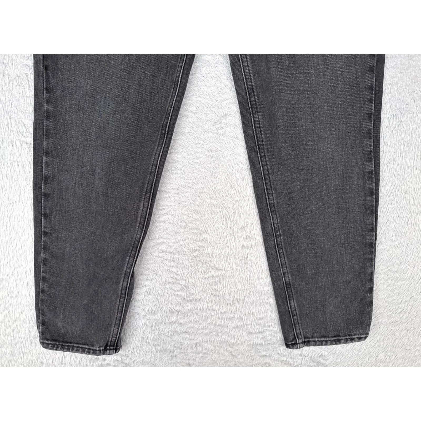 Pacsun VINTAGE PacSun Jeans Womens 2 Black High Rise Mom Tapered Leg Button Fly Denim 25x26 Size 26" / US 2 / IT 38 - 2 Thumbnail