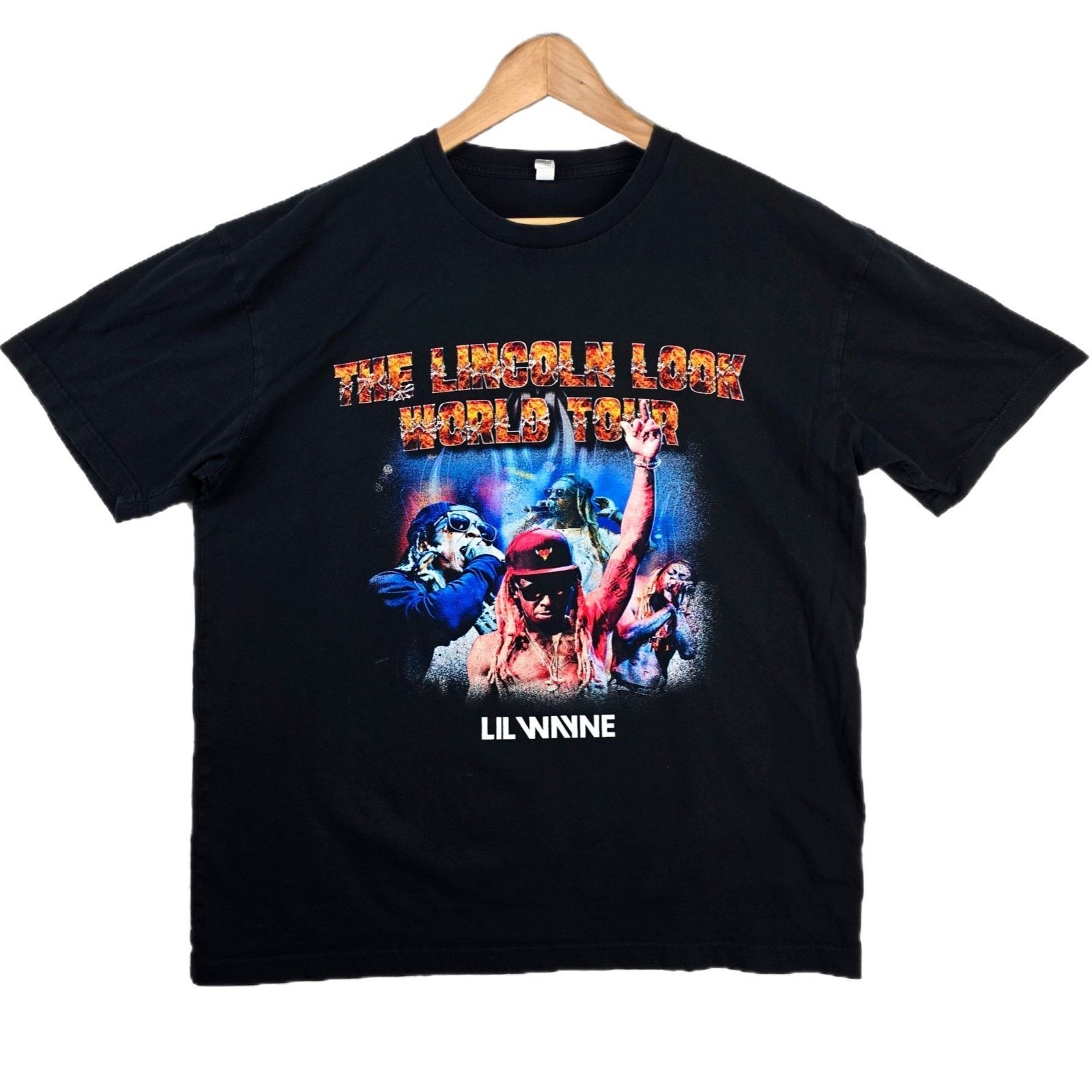 Other Lil Wayne Shirt Mens XL Black Lincoln Look Tour Hip Hop Rap Size US XL / EU 56 / 4 - 1 Thumbnail