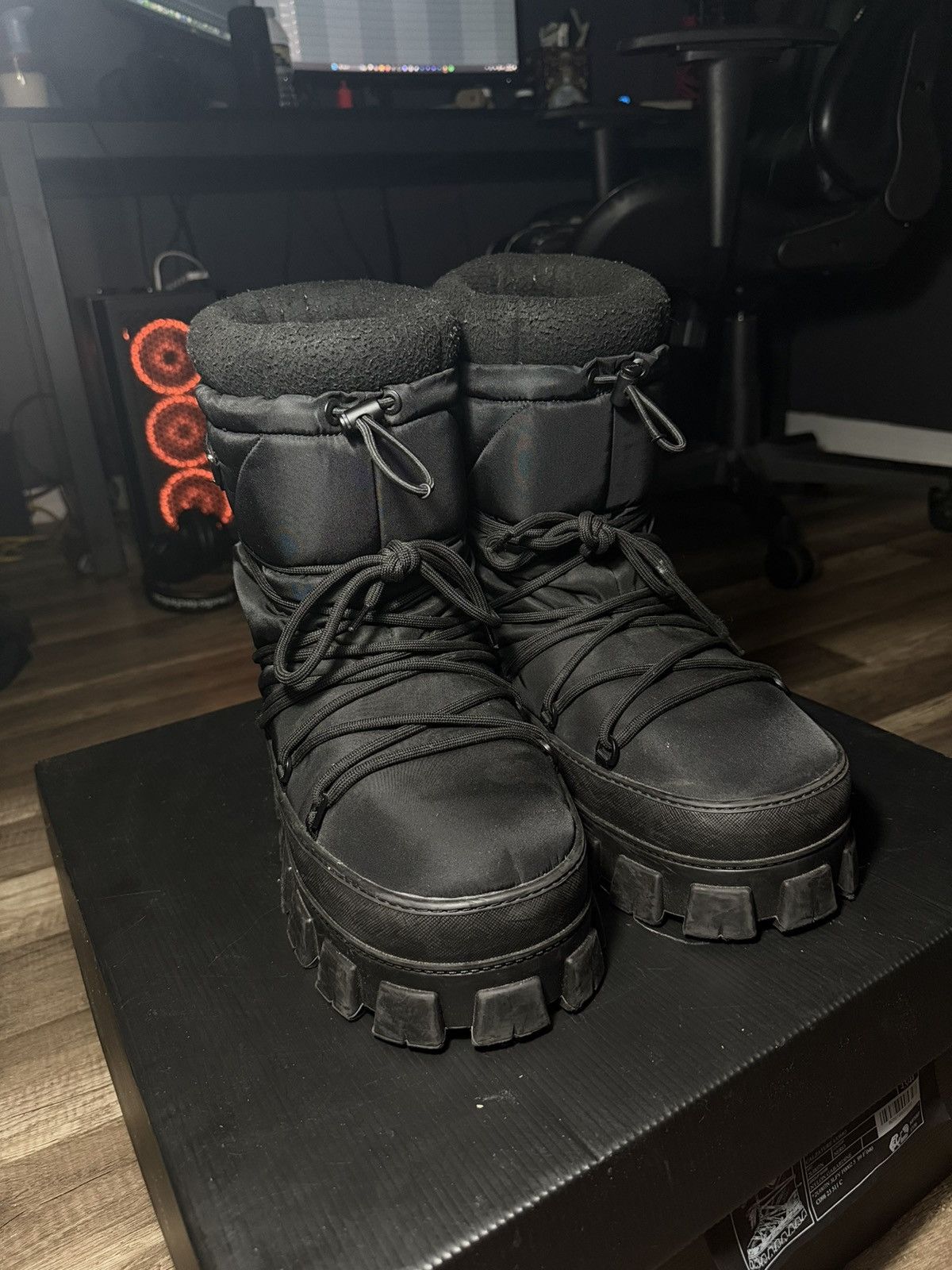 Prada Prada Recycled Nylon Snow Boots Size US 9 / EU 42 - 1 Thumbnail