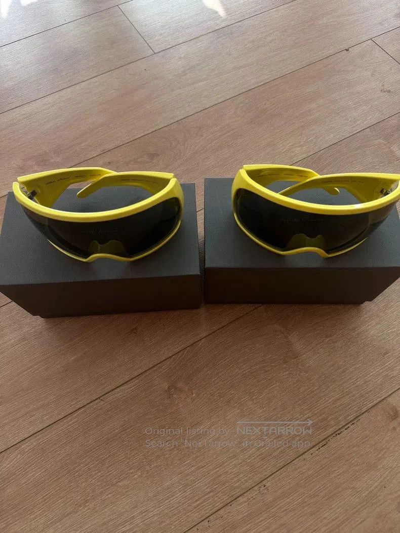 Rick Owens Rick Owens 23ss Armor Shield Sunglasses. Size ONE SIZE - 2 Thumbnail