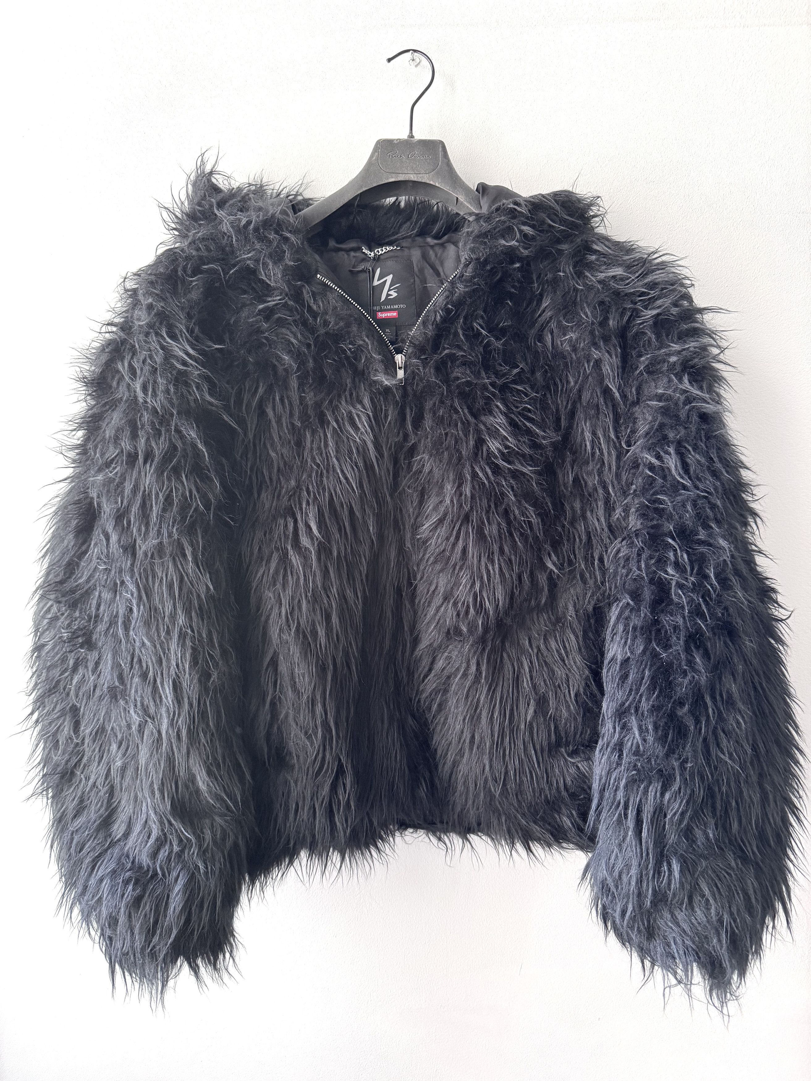 Supreme × Yohji Yamamoto Faux Fur Windstopper Hooded Bomber Jacket SZ XL Size US XL / EU 56 / 4 - 2 Thumbnail