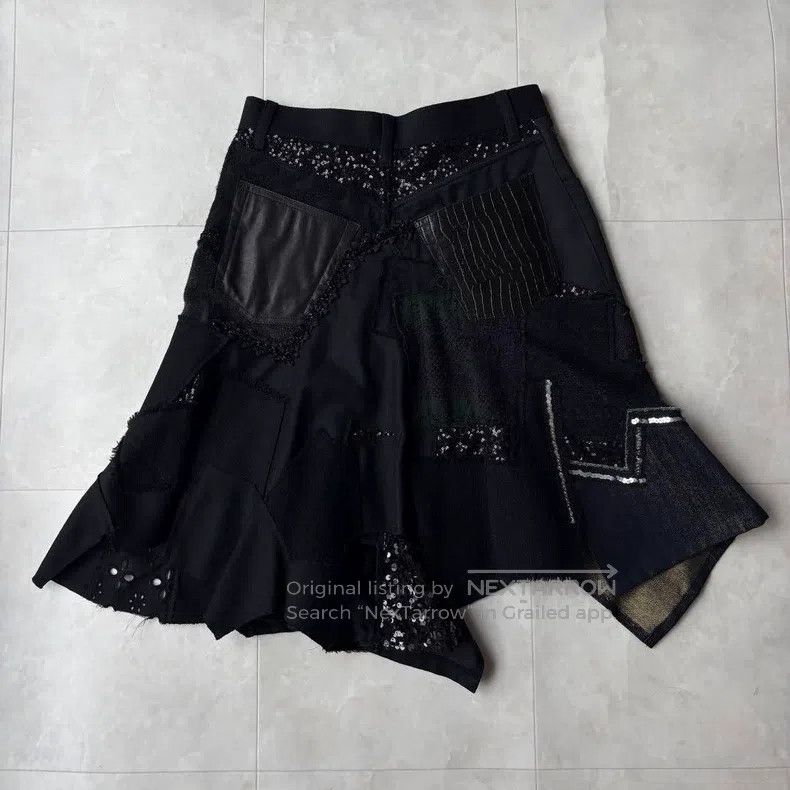 Junya Watanabe Junya Watanabe size S Deconstructed Multi-Material Patchwo Size 23" - 2 Thumbnail