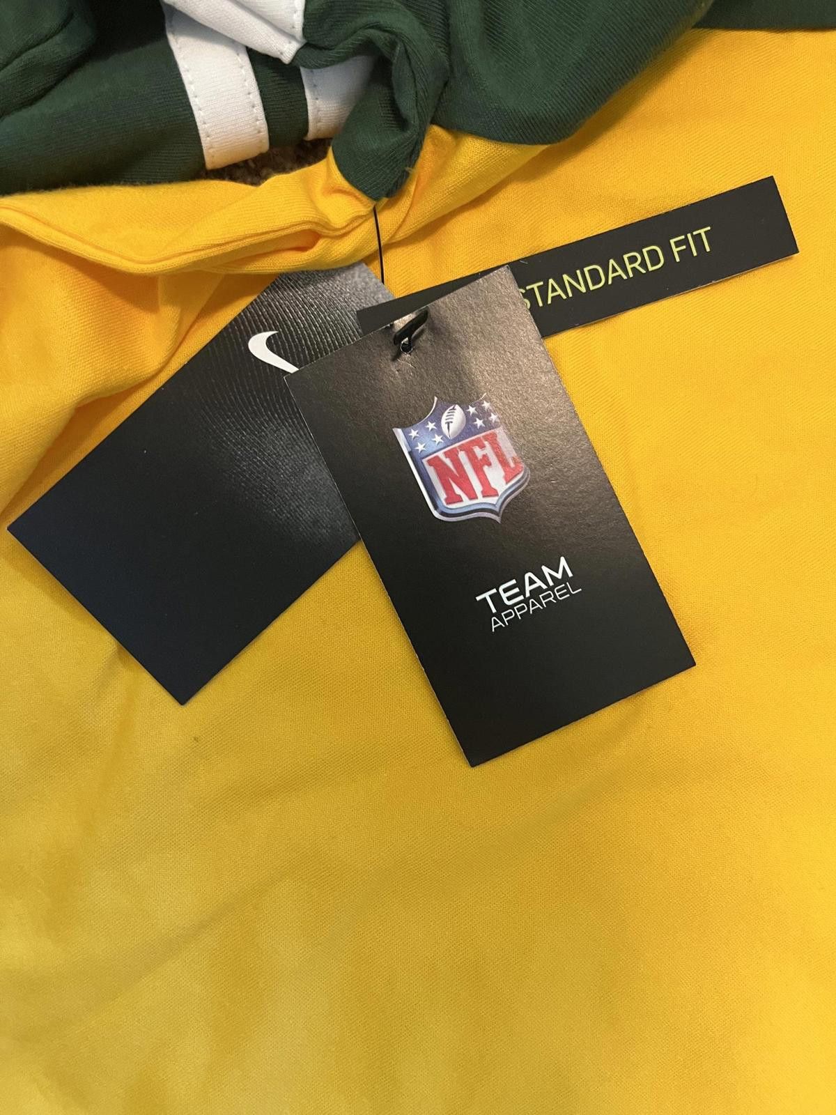Nike Nike Green Bay Packers Throwback Raglan Long Sleeve T-Shirt Size US XXL / EU 58 / 5 - 11 Thumbnail