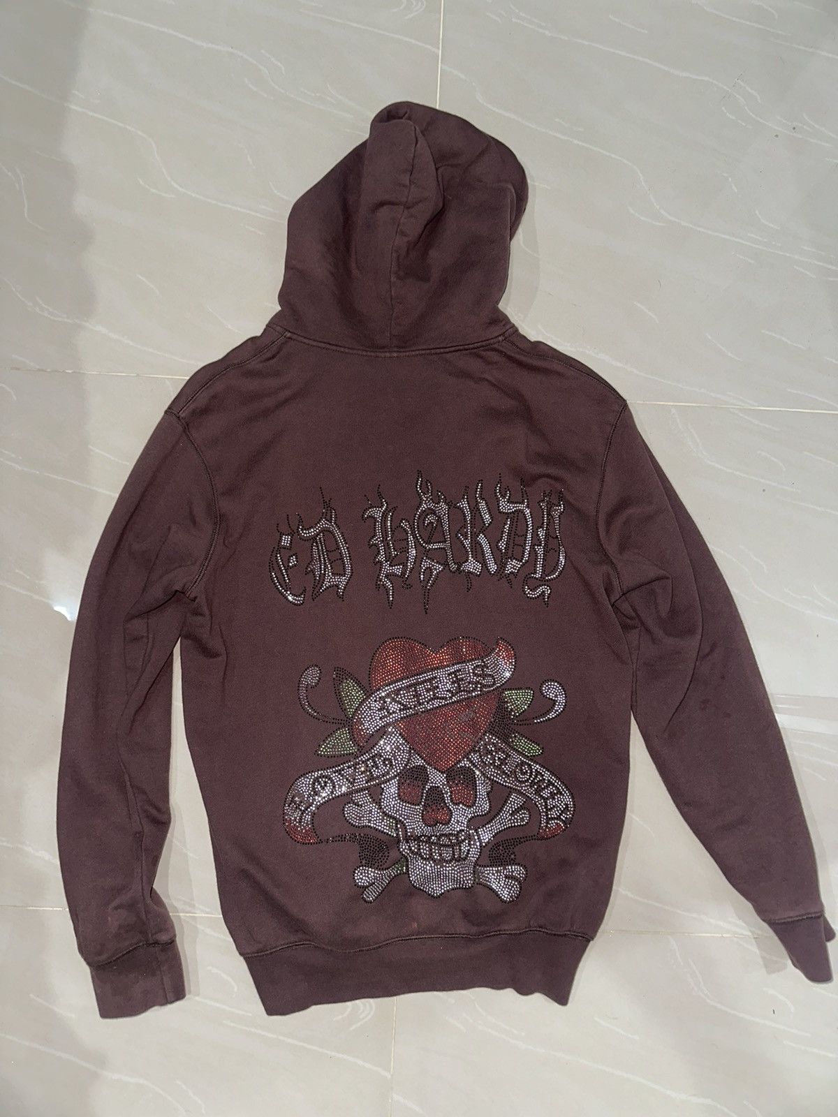 Ed Hardy × Vintage Vintage Ed Hardy hoodie Size US XL / EU 56 / 4 - 1 Thumbnail