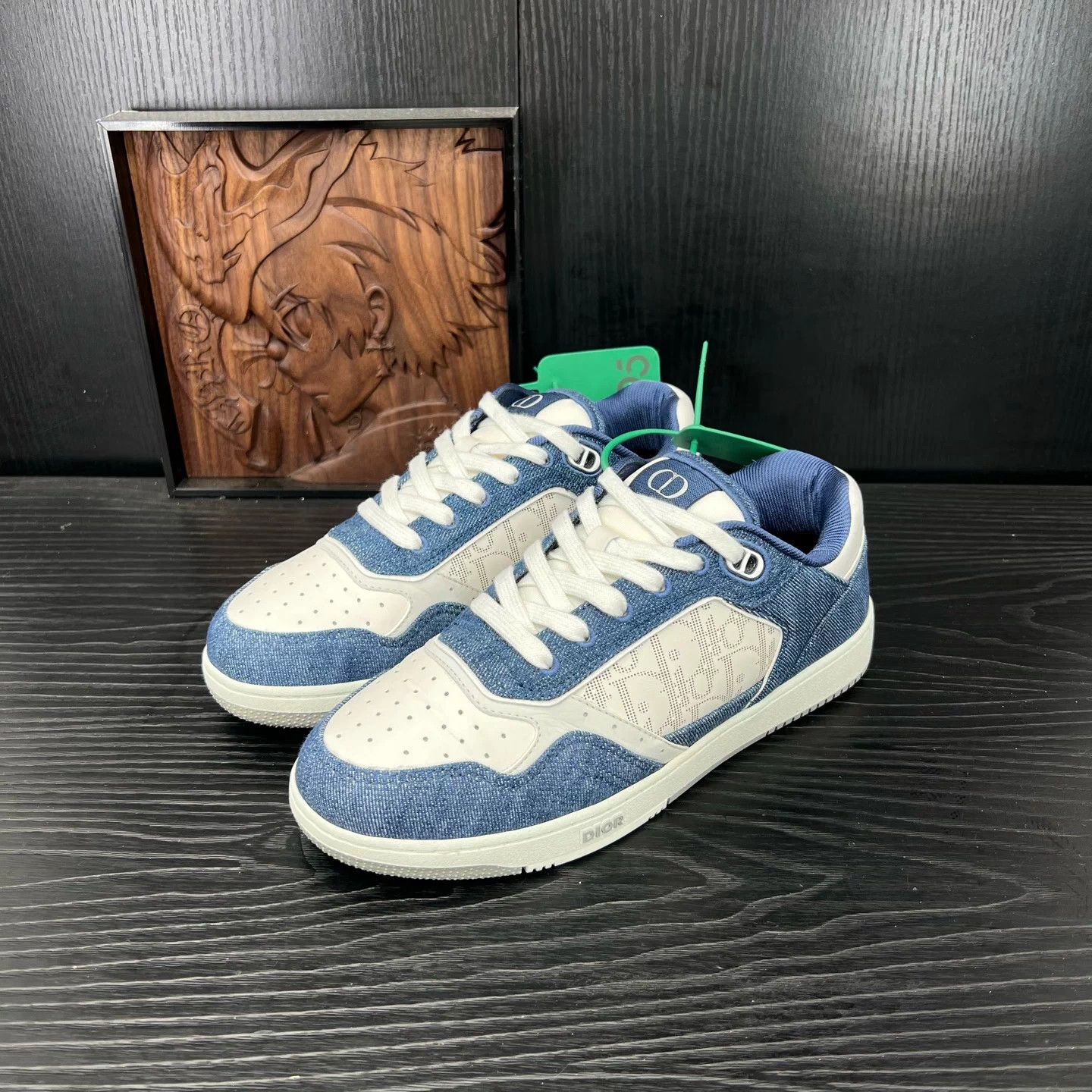 Dior Dior B27 Denim White & Blue 99 New 40 Size US 7 / EU 40 - 1 Thumbnail