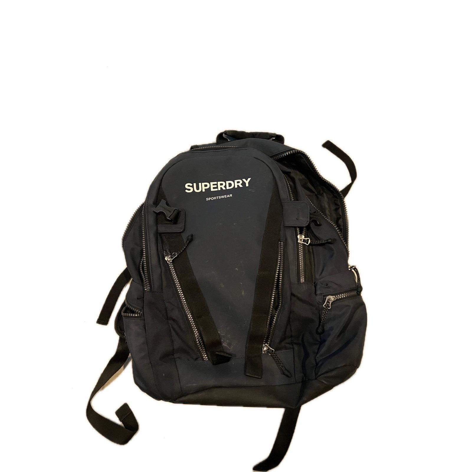 Superdry SuperDry Sportswear Black Gray Back Pack 32L Size ONE SIZE - 1 Thumbnail