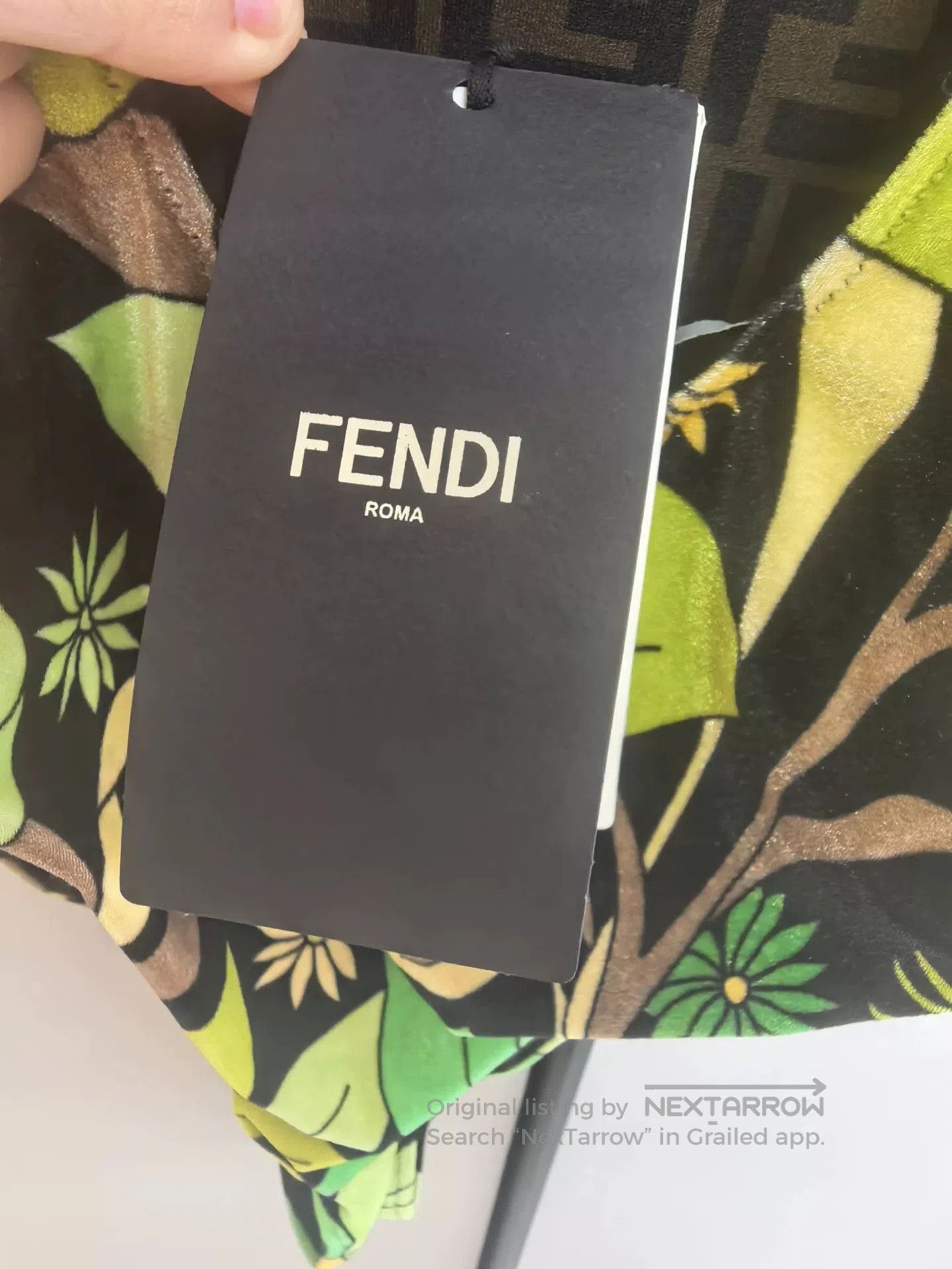 Fendi FENDI Floral Velvet Women's Swimsuit. Size S / US 4 / IT 40 - 3 Thumbnail