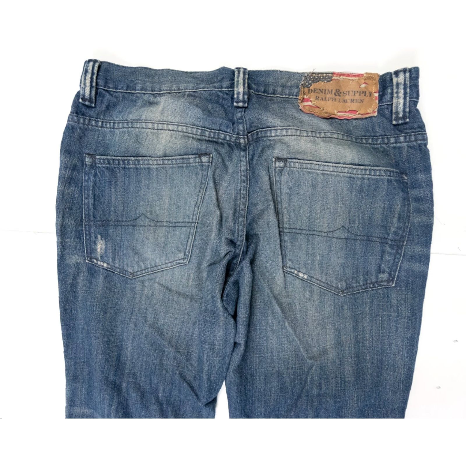 Ralph Lauren Ralph Lauren Denim & Supply Jeans Mens 33x32 Slouch Distressed Casual Denim & Supply Jeans Mens 33x32 Slouch Distressed Casual Size US 33 - 6 Thumbnail