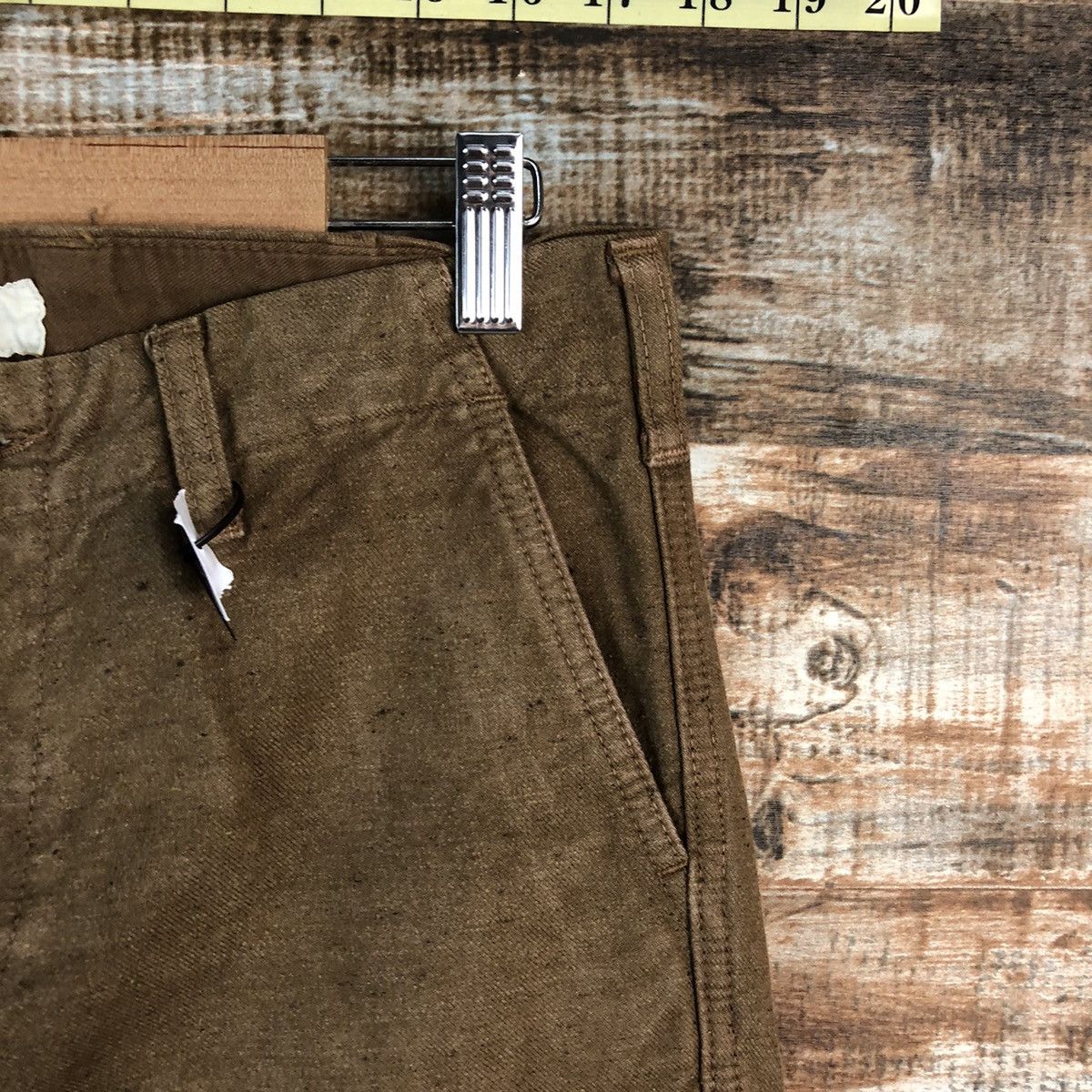 Japanese Brand Domingo Co Brown Cargo Multipocket Pants #A2437 Size US 27 - 8 Thumbnail