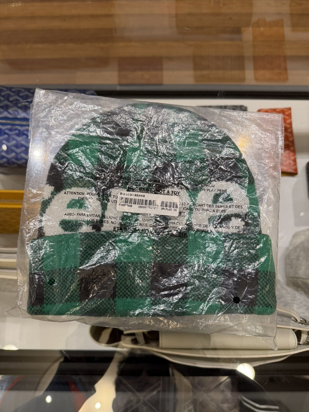 Supreme Supreme Plaid Beanie - Green Size ONE SIZE - 2 Thumbnail
