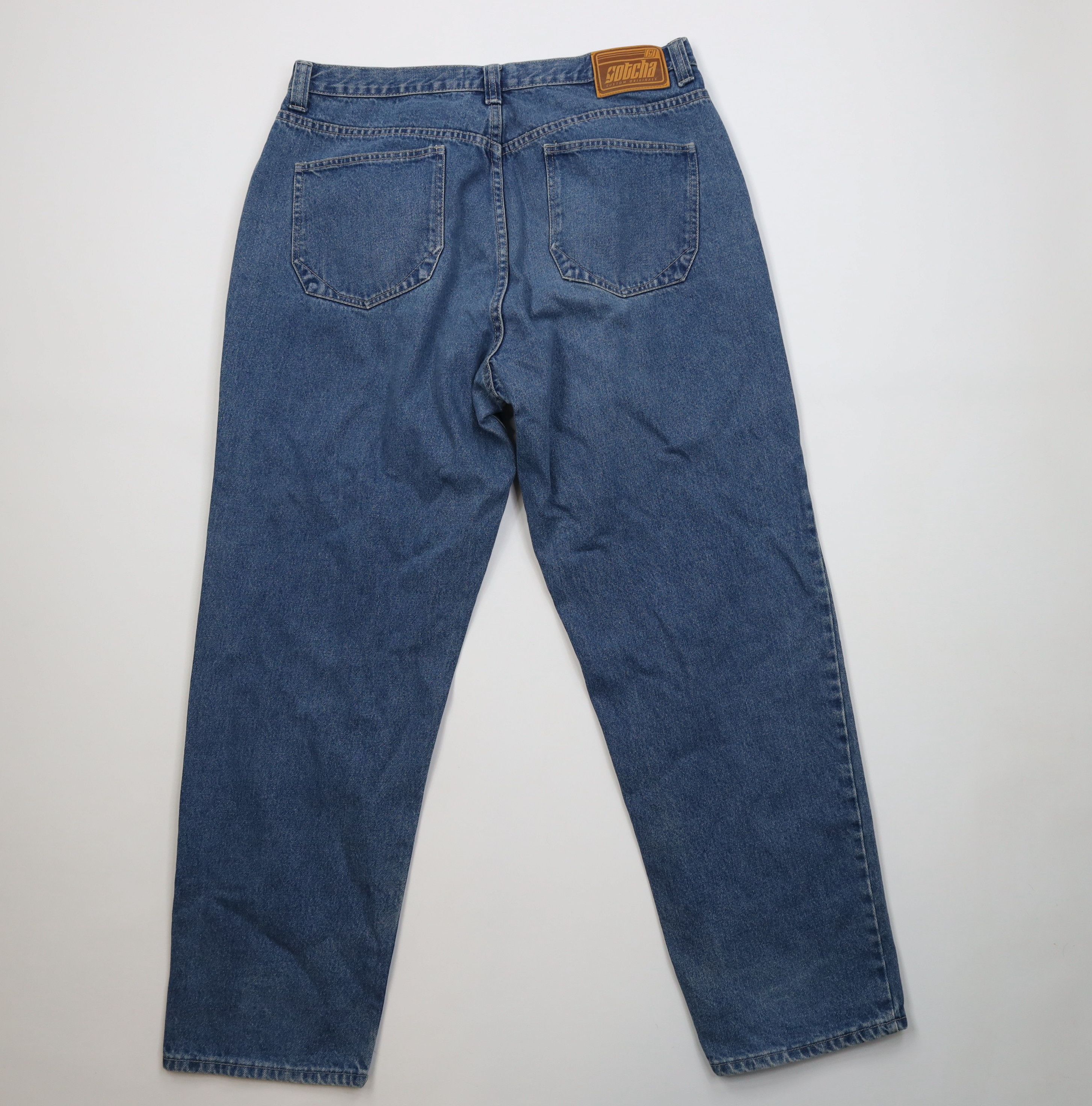 Gotcha Vintage 90s Y2K Gotcha Surfing Baggy Skateboard Jeans Blue Size US 36 / EU 52 - 9 Thumbnail