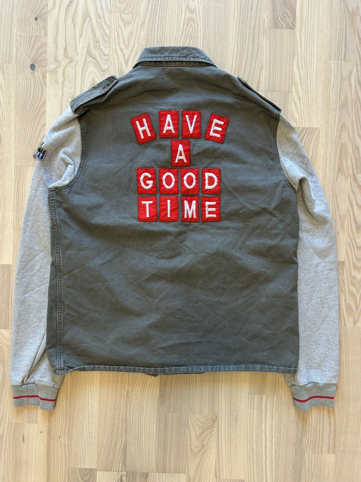 Dolce & Gabbana Dolce & Gabbana Hybrid Military Jacket have a good time Size US L / EU 52-54 / 3 - 2 Thumbnail