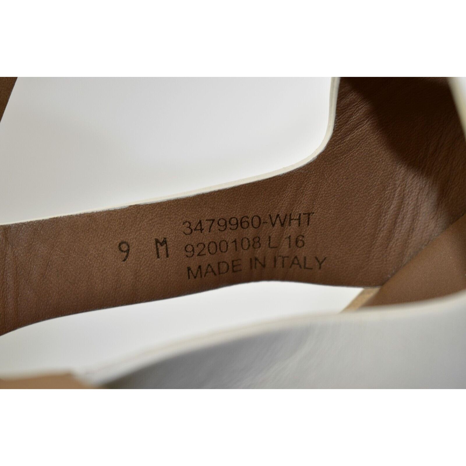 Frye B0 FRYE Dalia White Leather Cork Platform Sandals Shoes 9 M Size US 9 / IT 39 - 8 Thumbnail