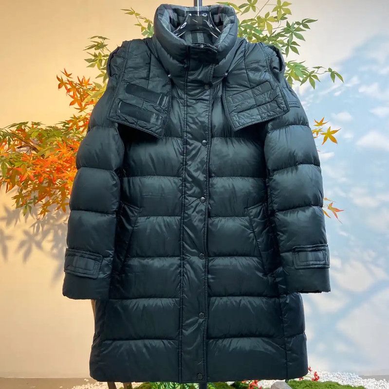 Burberry Burberry Women's Black Polyester Down Jacket Size S / US 4 / IT 40 - 1 Thumbnail
