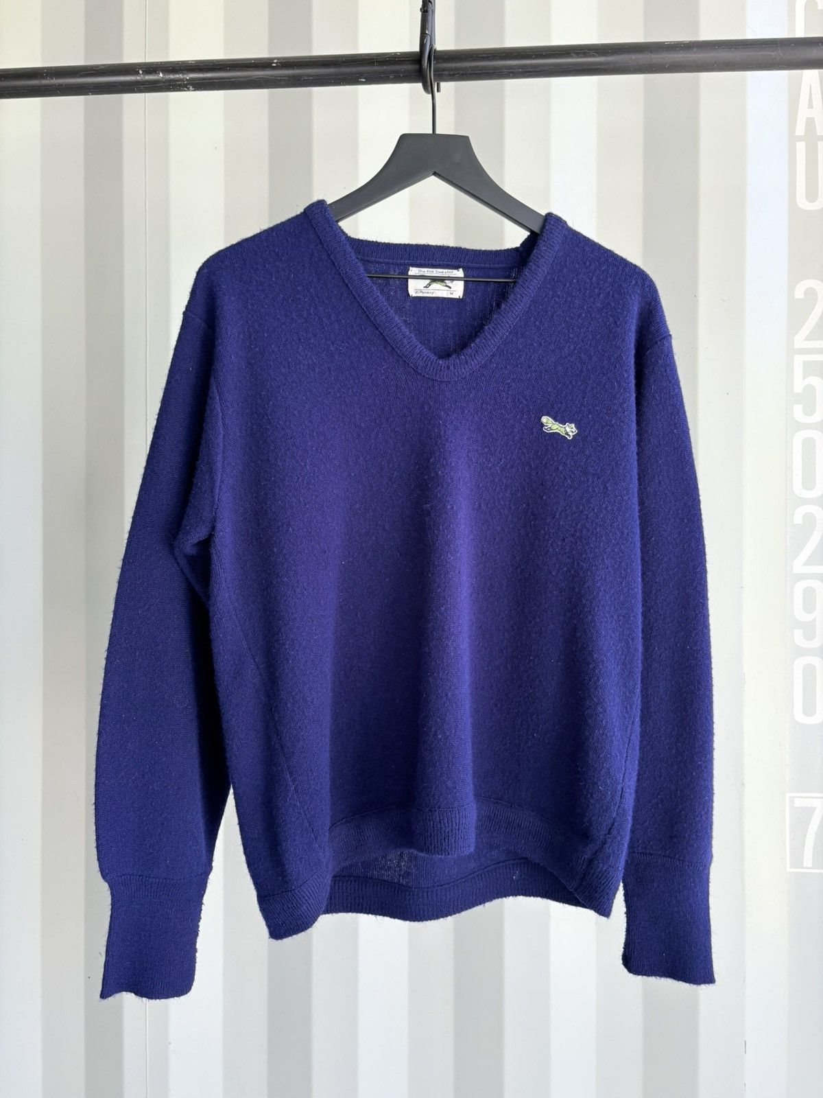 Vintage The Fox Sweater V Neck Lacoste Size US M / EU 48-50 / 2 - 1 Thumbnail