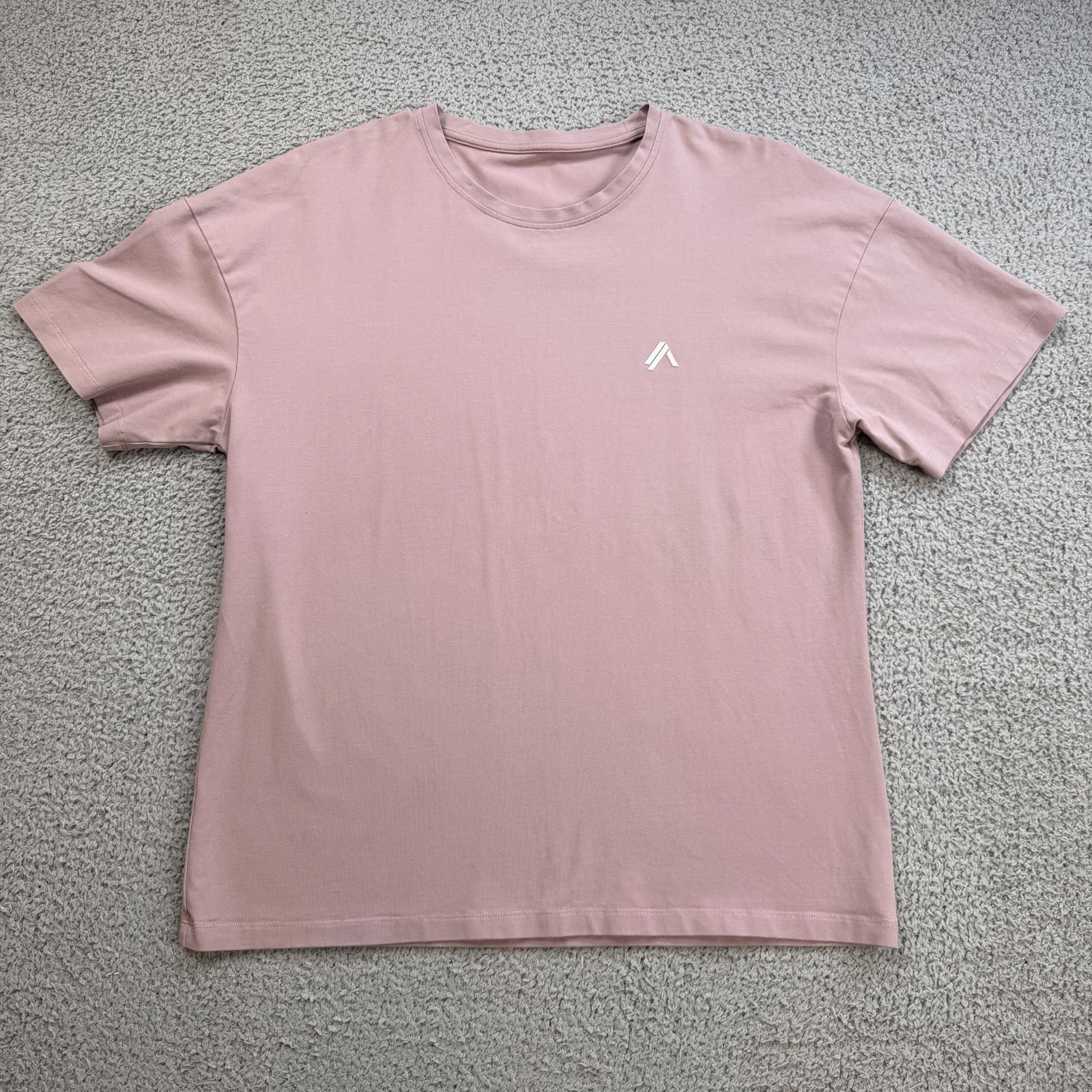 Alphalete Athletics Alphalete Emblem T Shirt Logo M Light Pink Crew Gym Workout Size US M / EU 48-50 / 2 - 1 Thumbnail