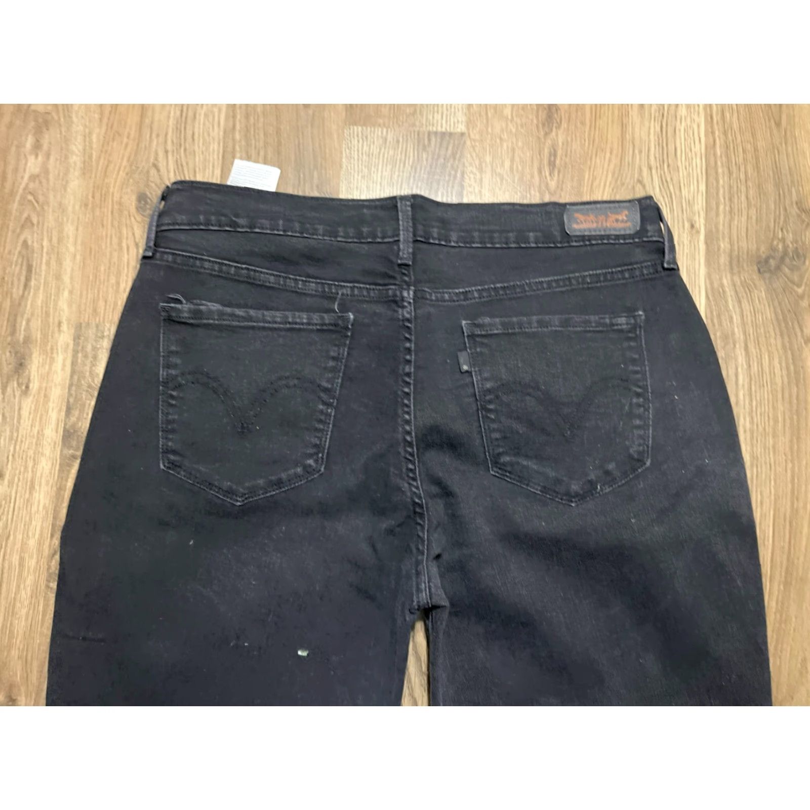 Levi's Levi's Jeans Women's Size 10 Black Denim 505 Straight Leg Pockets Size 32" / US 10 / IT 46 - 4 Thumbnail