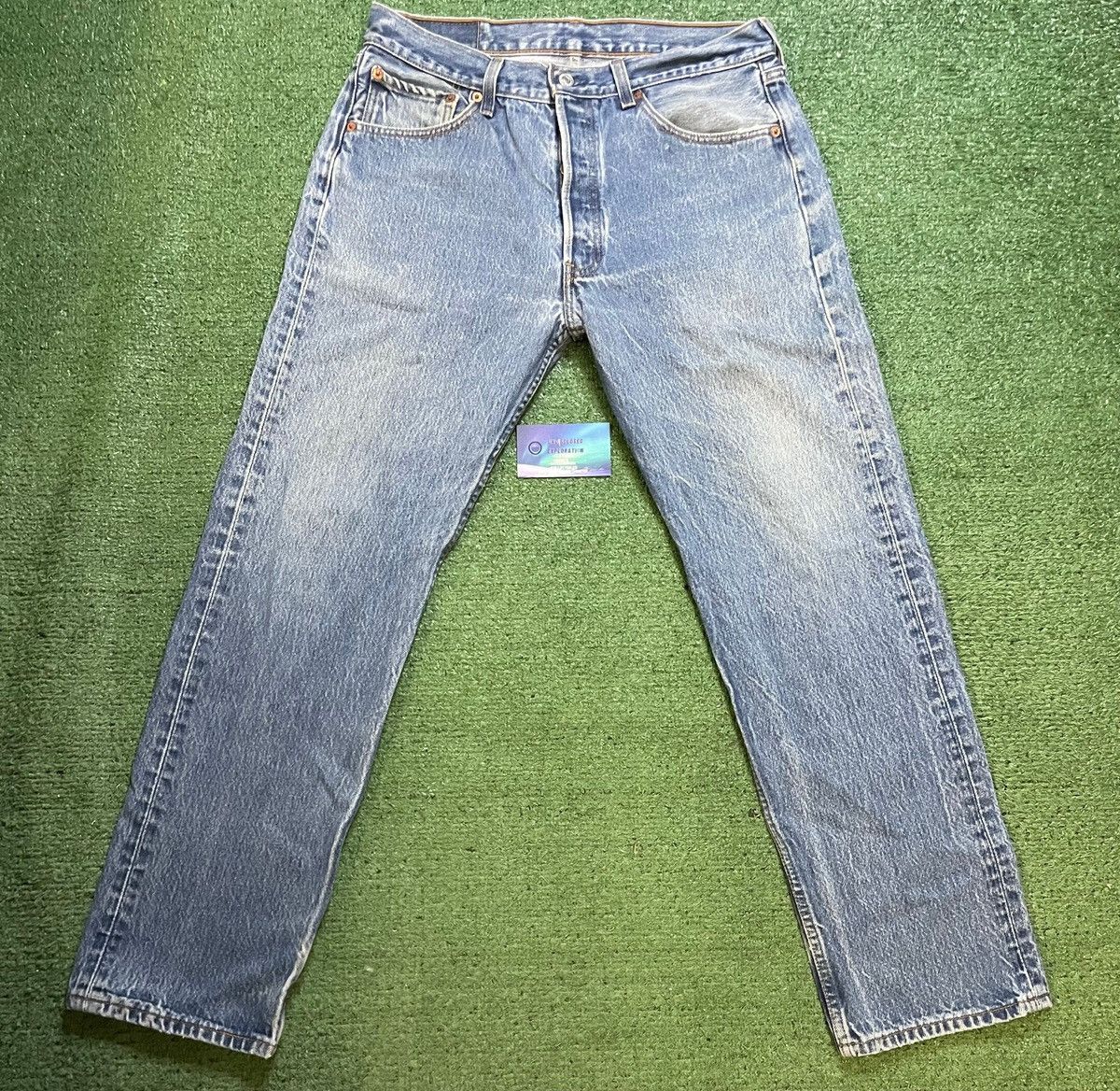 Levi's Vintage 1990s Levi 501XX light wash made in USA jeans Size US 34 / EU 50 - 1 Thumbnail