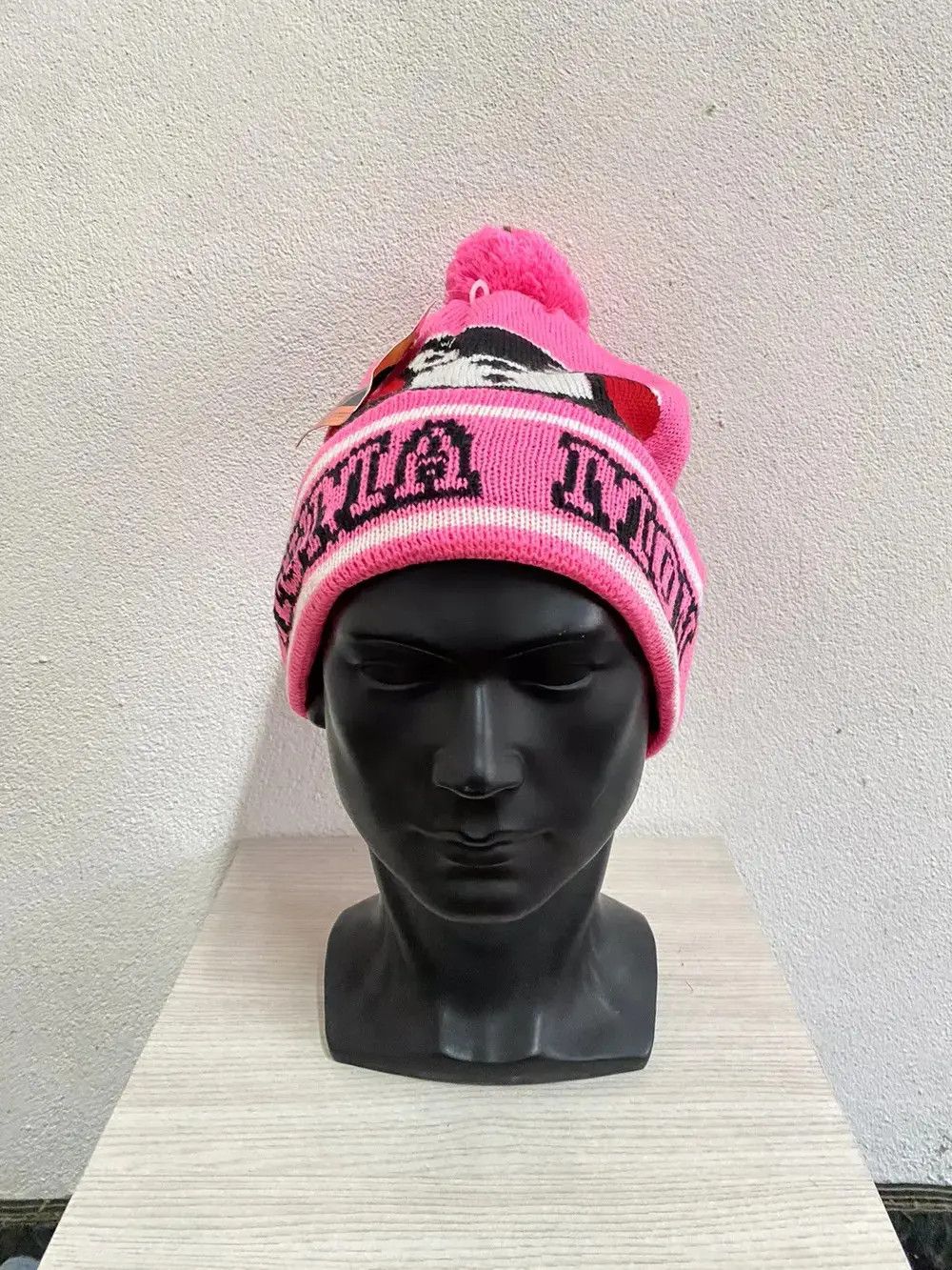 Cartoon Network × Vintage Kumamon Big Logo Bobble Beanie Hat Size ONE SIZE - 3 Thumbnail