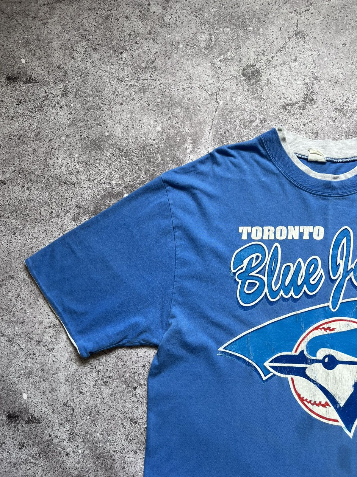 MLB Vintage 90s Toronto Blue Jays MLB Baseball Tee Shirt Size US XL / EU 56 / 4 - 5 Thumbnail