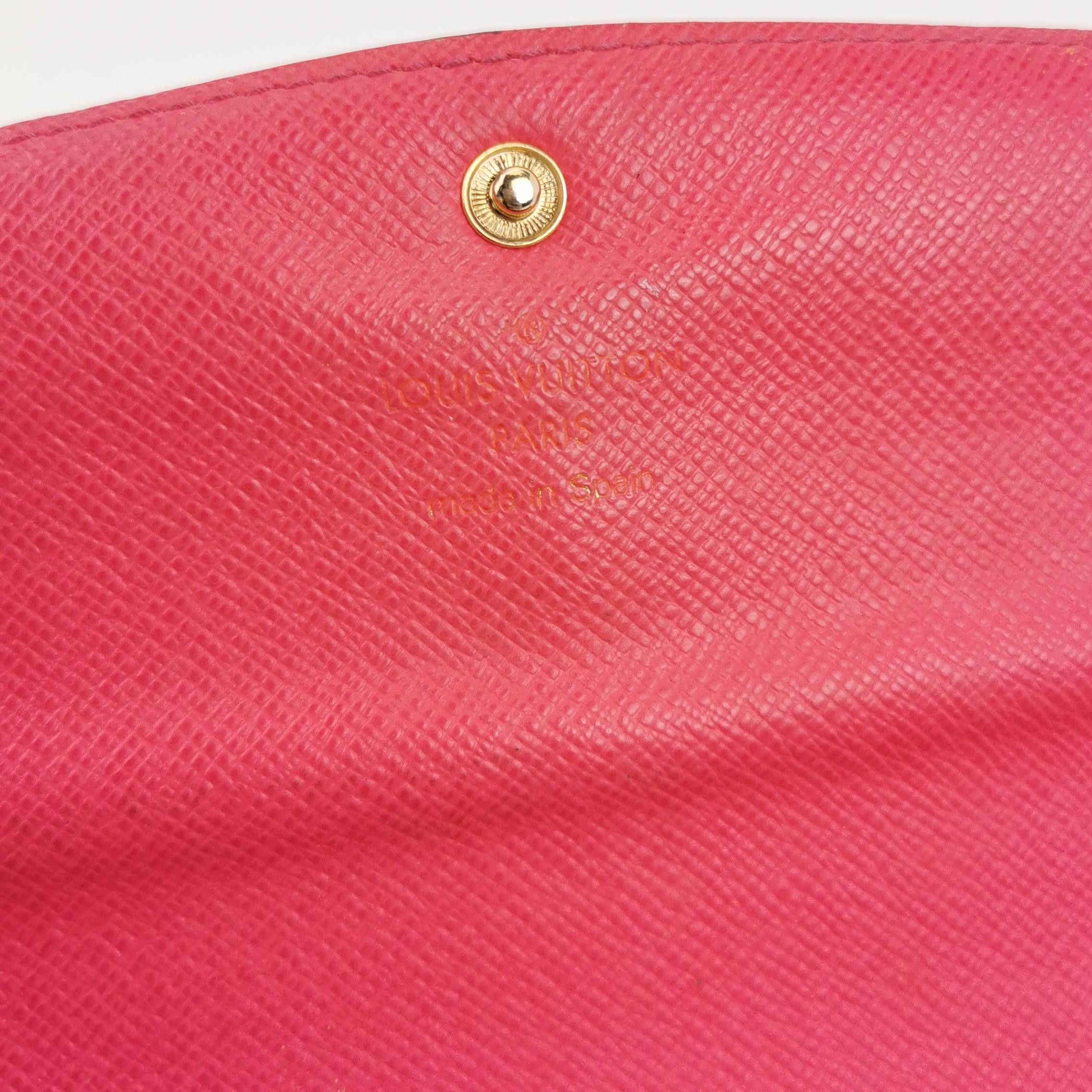 Louis Vuitton Louis Vuitton (LV) Emilie leather Monogram print snap walle Size ONE SIZE - 1 Thumbnail
