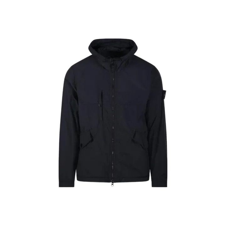 Stone Island Stone Island Black Nylon Hooded Jacket Size US XXL / EU 58 / 5 - 1 Thumbnail