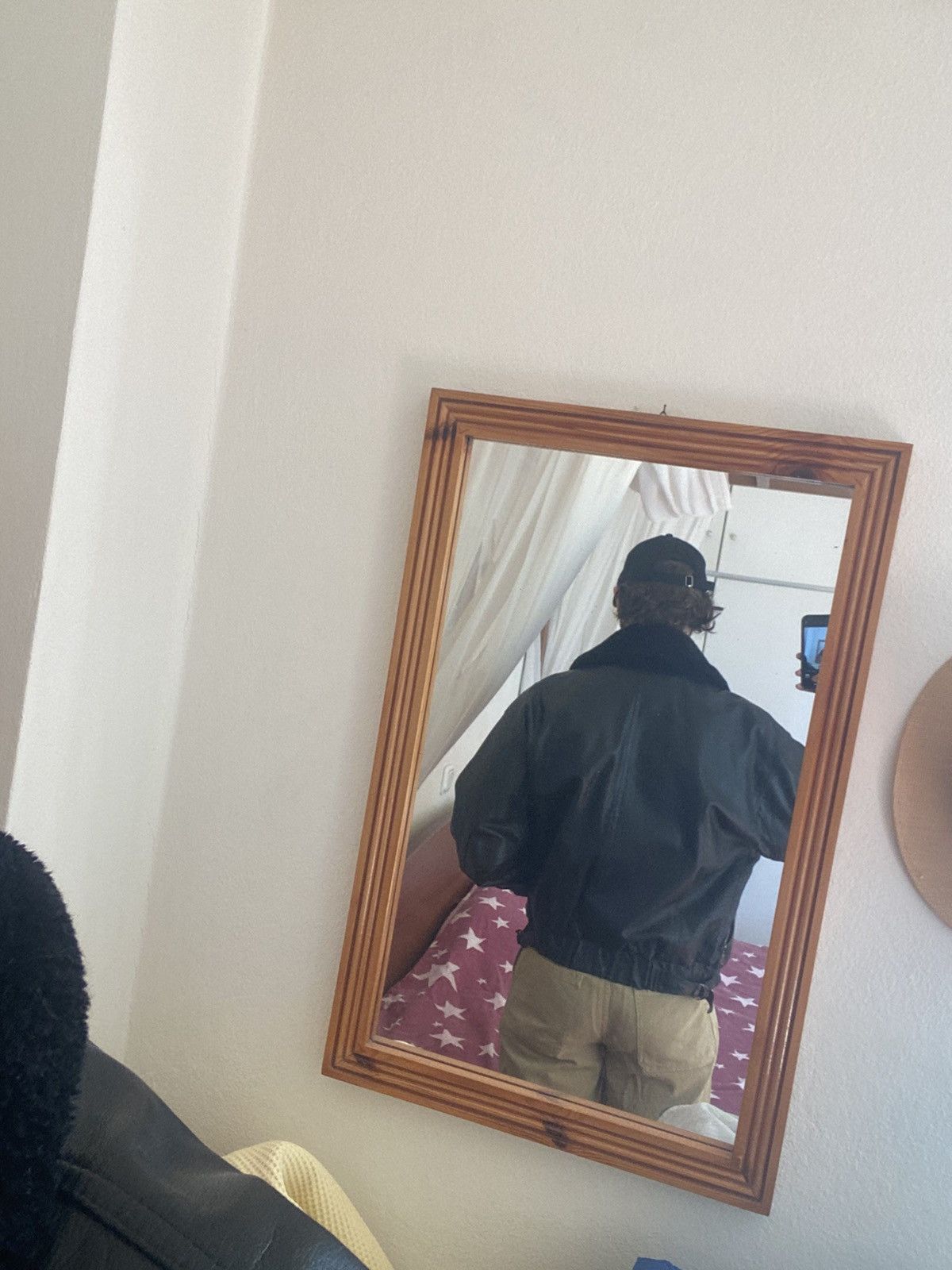 Genuine Leather Vintage leather aviator bomber jacket Size US M / EU 48-50 / 2 - 12 Thumbnail