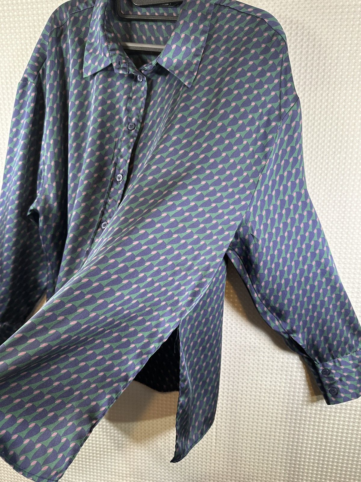 Zara Zara Ladies Geometric Print Blouse Size XL / US 12-14 / IT 48-50 - 4 Thumbnail