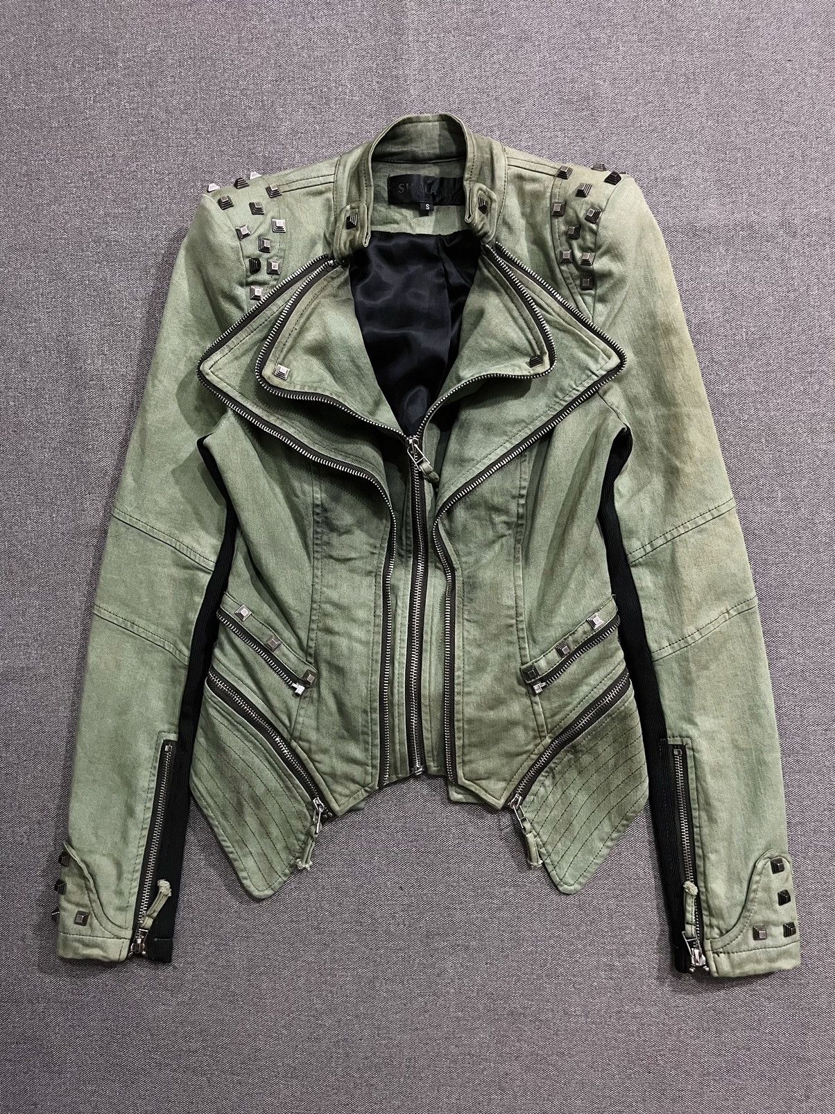 Other Y2K SHALANG studded point ankle Jacket🖤 Size XS / US 0-2 / IT 36-38 - 1 Thumbnail