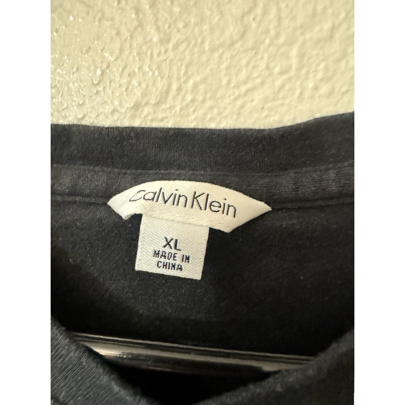 Calvin Klein VINTAGE Calvin Klein Jeans Cardigan Sweater Men XL Black Solid V-Neck Zip - Mens Big & Tall, Classic Designer Knit, All Seasons, Preppy Style Size US XL / EU 56 / 4 - 3 Thumbnail