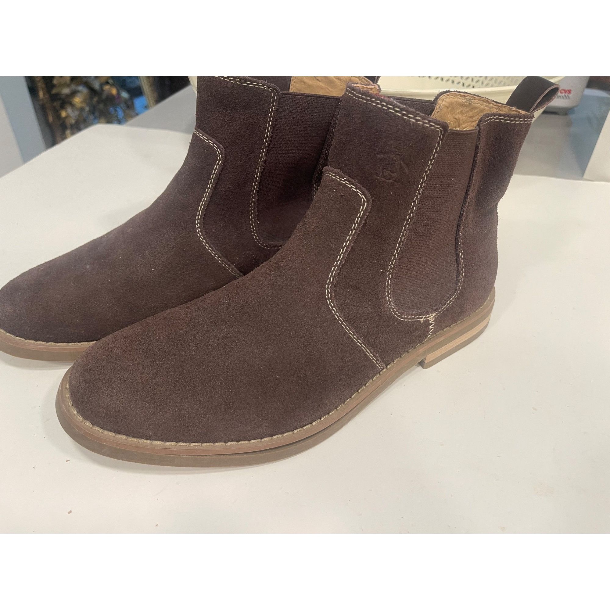 Original Penguin Penguin Suede Charlie Chaka Boots sz 11 Dark Brown Size US 11 / EU 44 - 5 Thumbnail