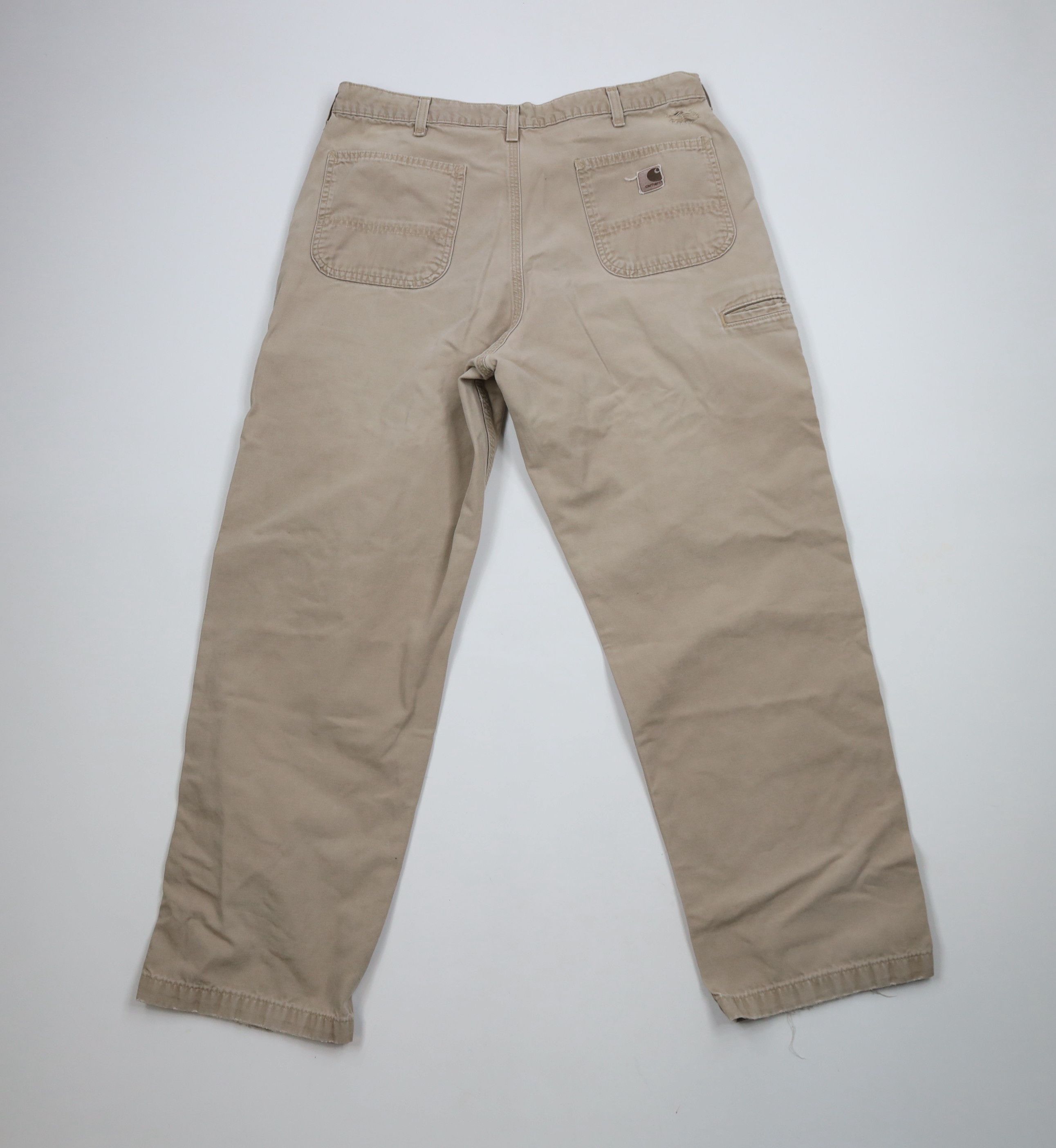 Carhartt × Vintage Vintage Y2K Carhartt Spell Canvas Wide Leg Dungaree Pants Size US 36 / EU 52 - 11 Thumbnail