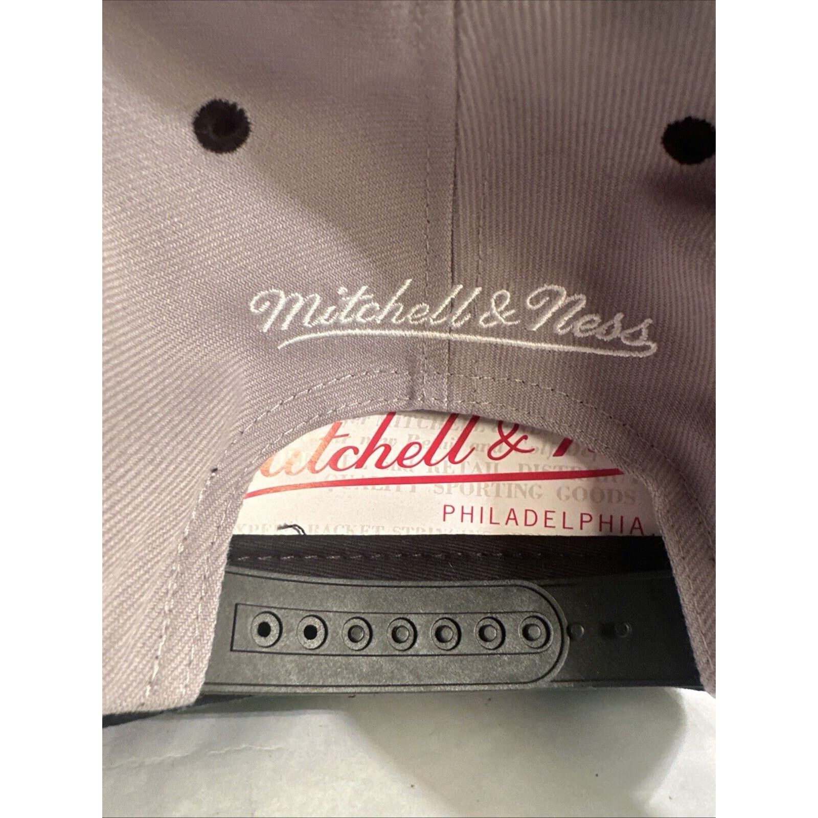 Mitchell & Ness Mitchell & Ness Brooklyn NETS New York Snapback grey hat cap Size ONE SIZE - 3 Thumbnail