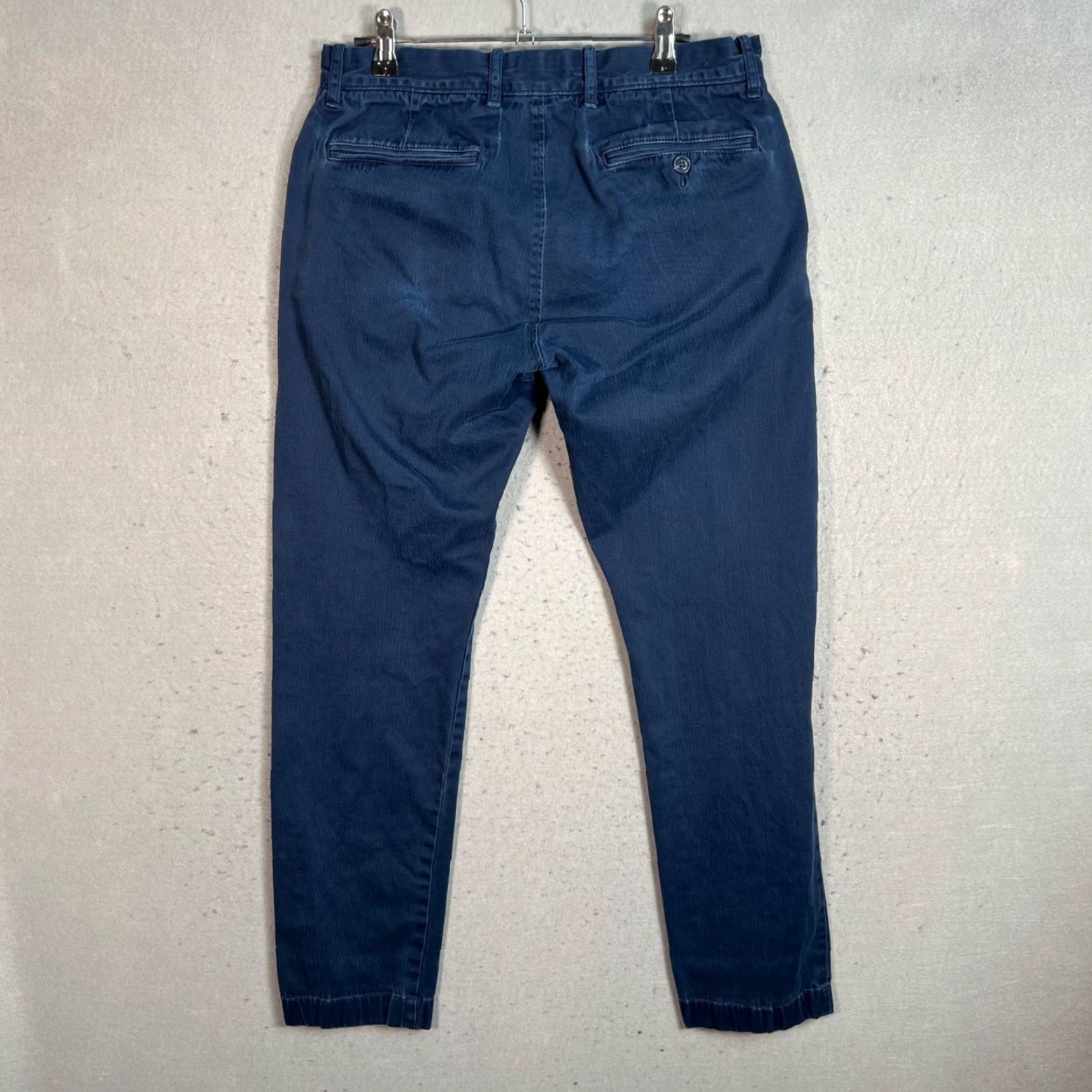 J.Crew J.Crew 484 Mens Navy Blue Stretch Pants Tapered Leg Size 30 x 30 Size US 30 / EU 46 - 2 Thumbnail
