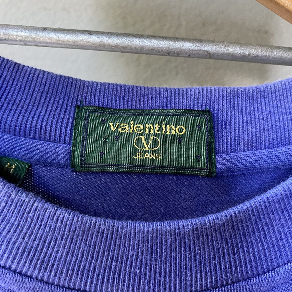 Valentino Valentino logo Blue Tee Size US M / EU 48-50 / 2 - 5 Thumbnail