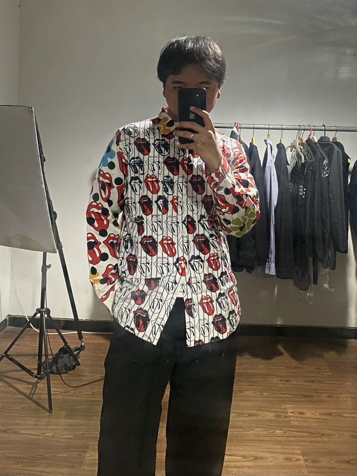 Comme des Garcons Homme Plus Runway SS06 CDG Homme Plus The Rolling Stones Shirt Size US S / EU 44-46 / 1 - 10 Thumbnail