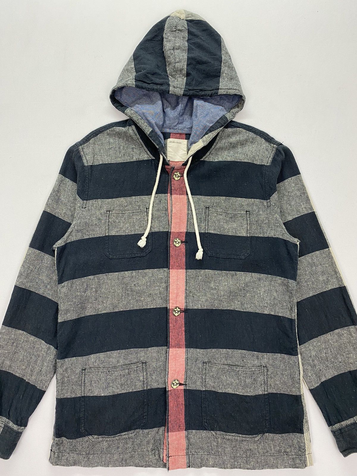 Life After Denim Life After Denim Plaid Hooded Jacket Size US M / EU 48-50 / 2 - 3 Thumbnail