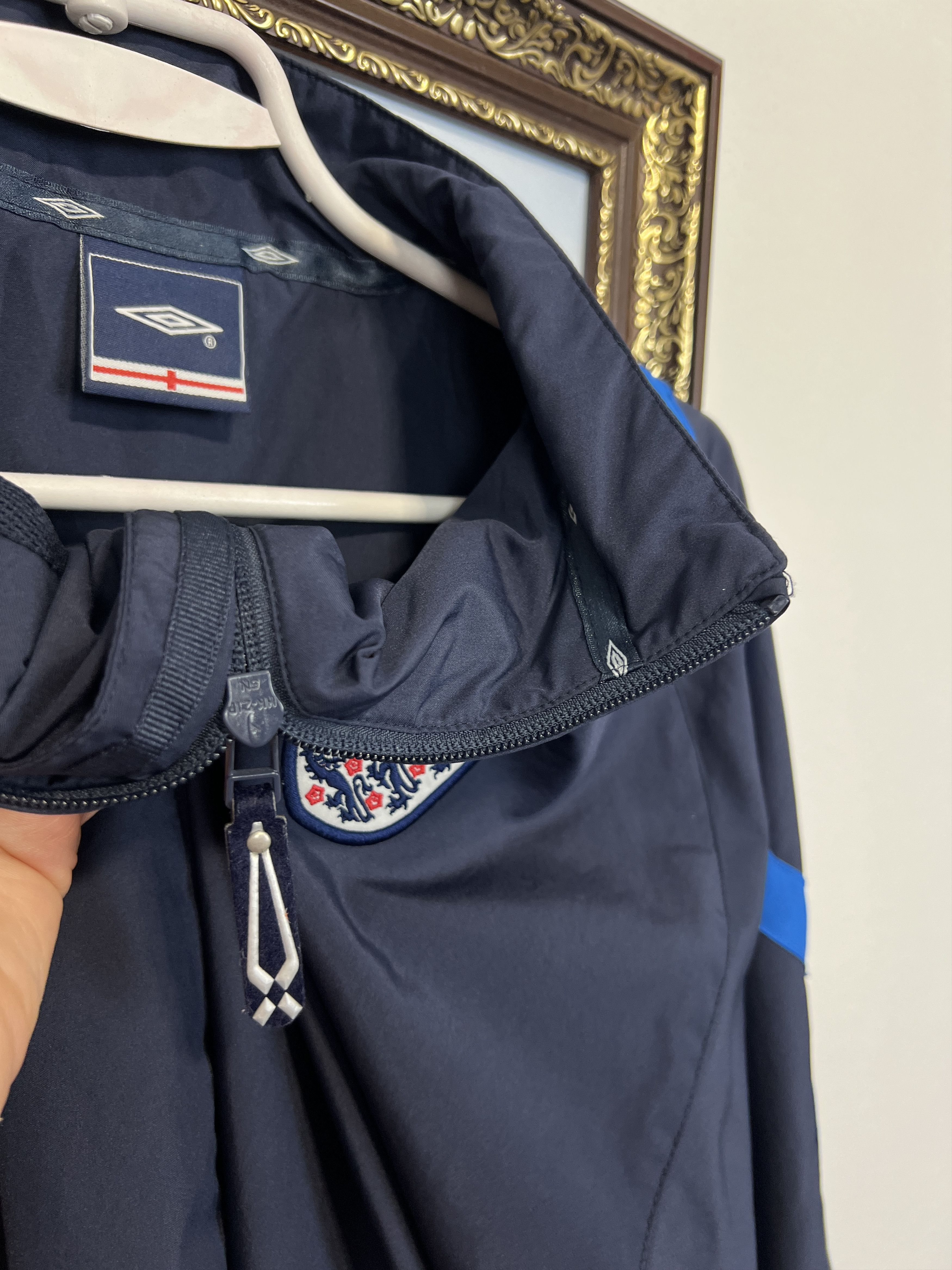 Umbro England Football Train Track Top Jacket National Team Rare Size US M / EU 48-50 / 2 - 4 Thumbnail