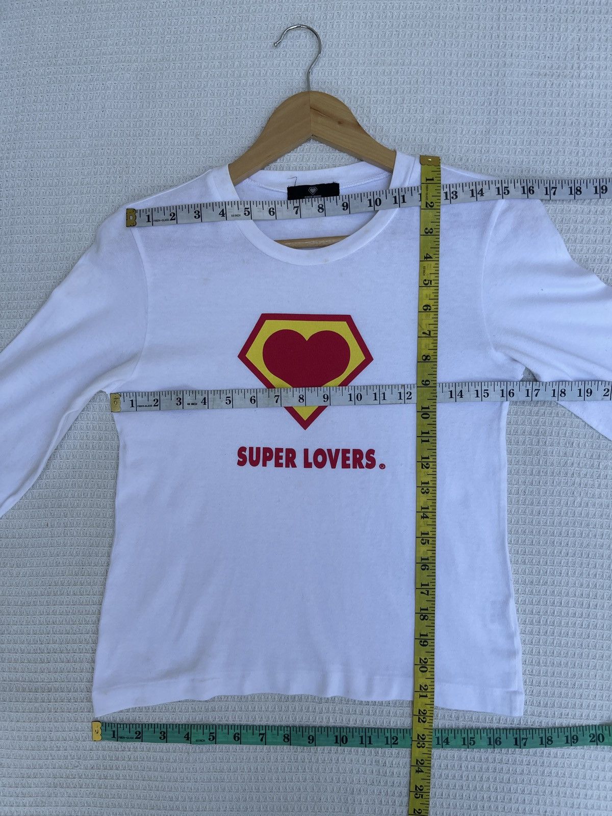 Japanese Brand × Vintage Last Drop🔥Rare🔥Vintage Super Lovers Long Sleeve T-Shirt Size US S / EU 44-46 / 1 - 11 Thumbnail