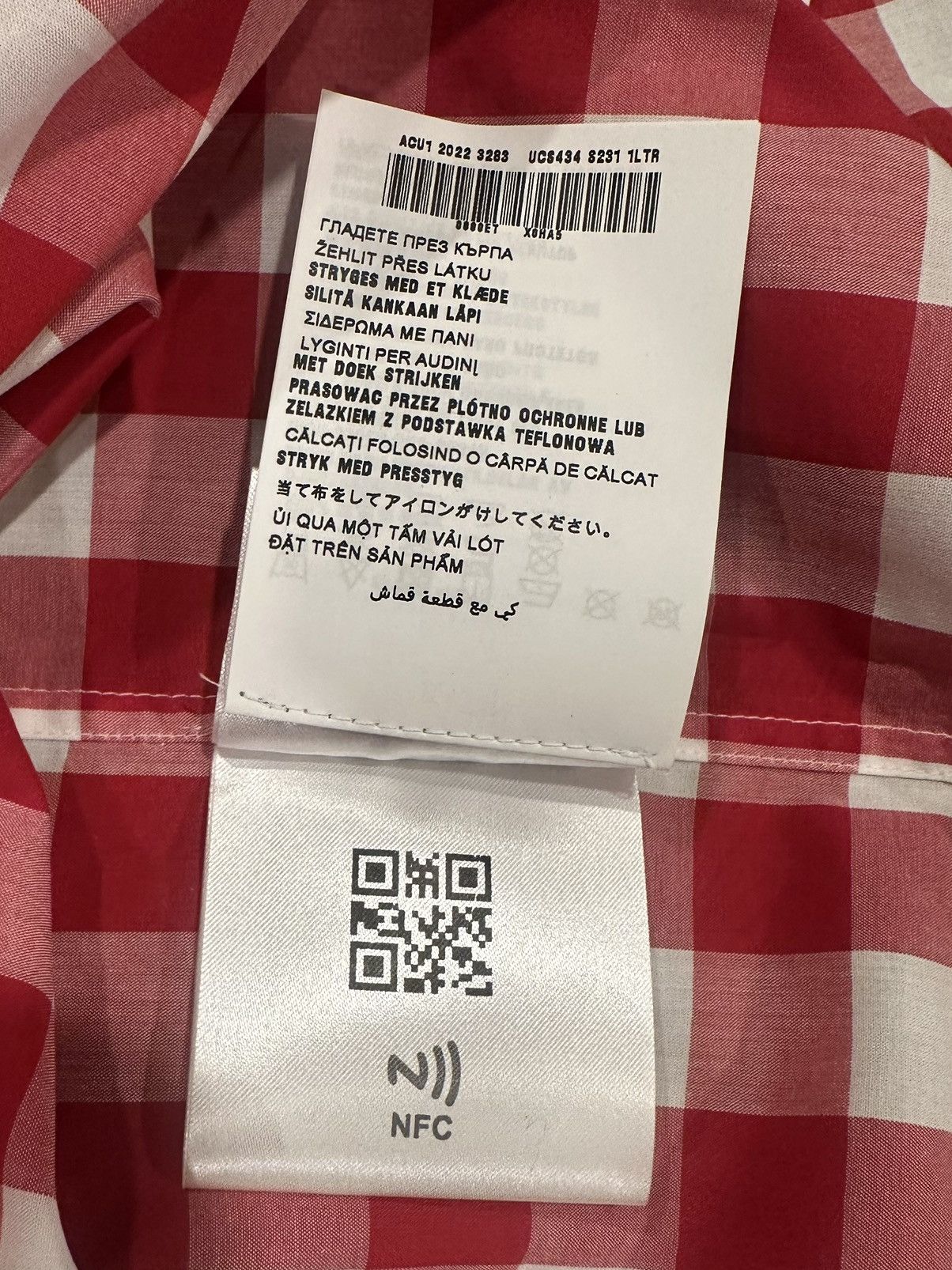 Prada Prada Red Gingham Shirt SS23 Size US L / EU 52-54 / 3 - 10 Thumbnail