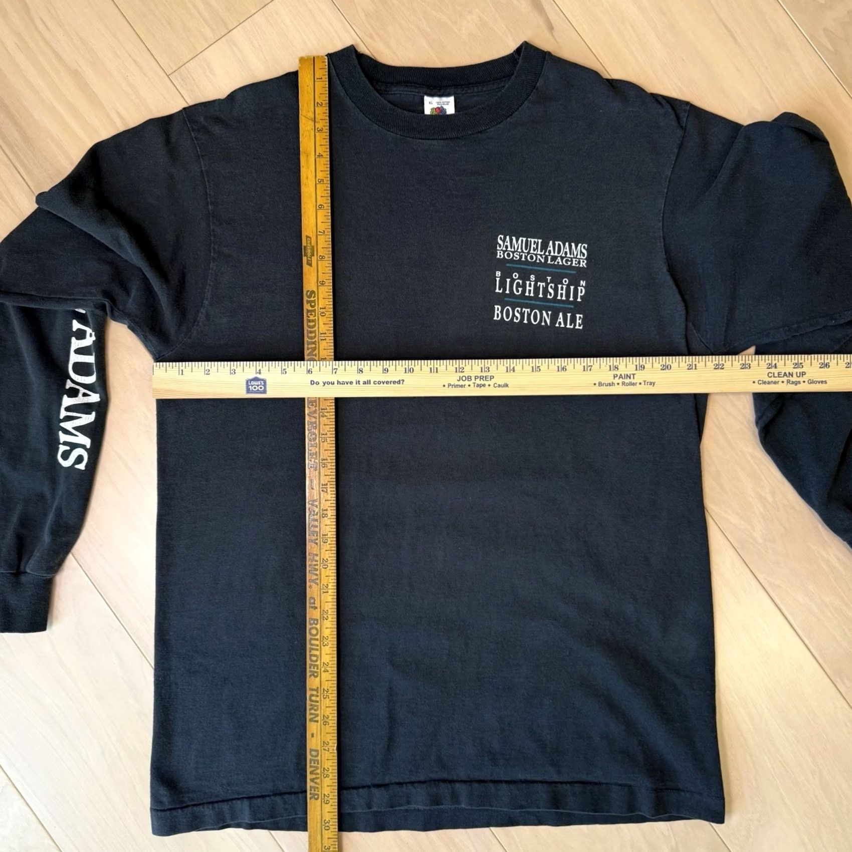 Vintage VINTAGE Samuel Adams Boston Ale Shirt XL Black 90s Cotton Long Sleeve Brew It Size US XL / EU 56 / 4 - 2 Thumbnail