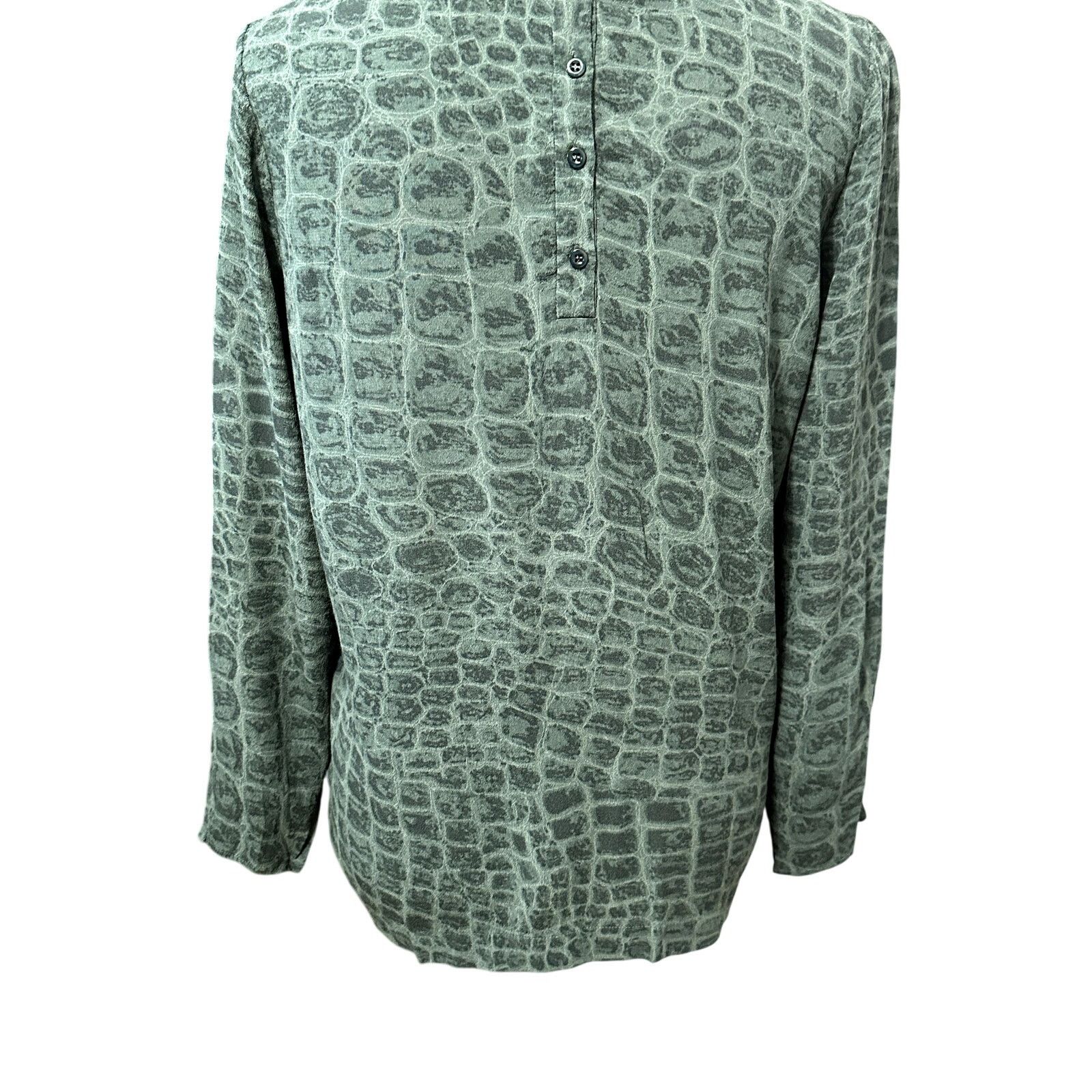 French Connection French Connection Tunic Top Long Sleeve Crocodile Gray W 6 Size M / US 6-8 / IT 42-44 - 6 Thumbnail