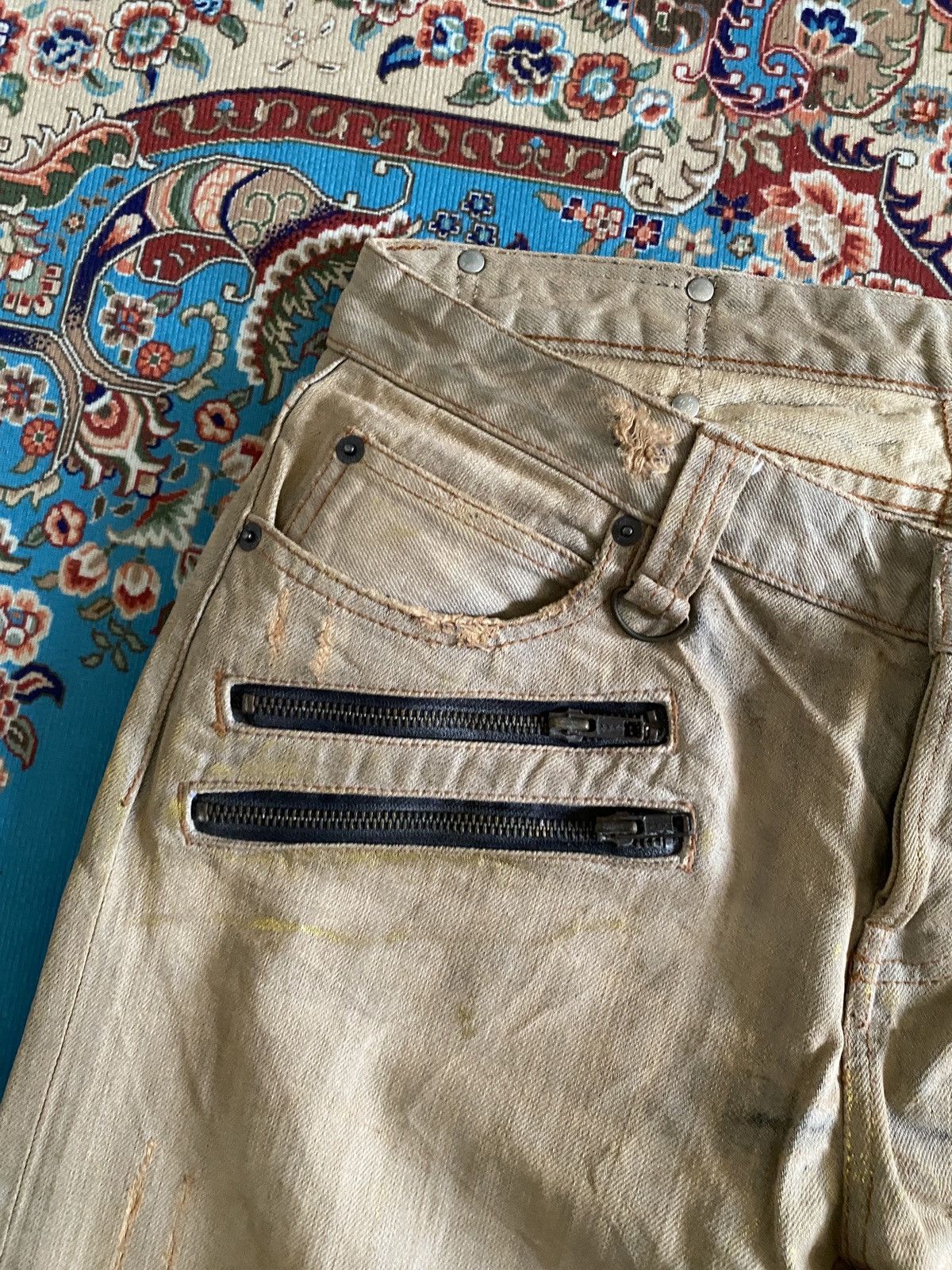 BUFFALO BOBS Japanese Brand Buffalo Multi Zipper Jeans Size US 32 / EU 48 - 9 Thumbnail