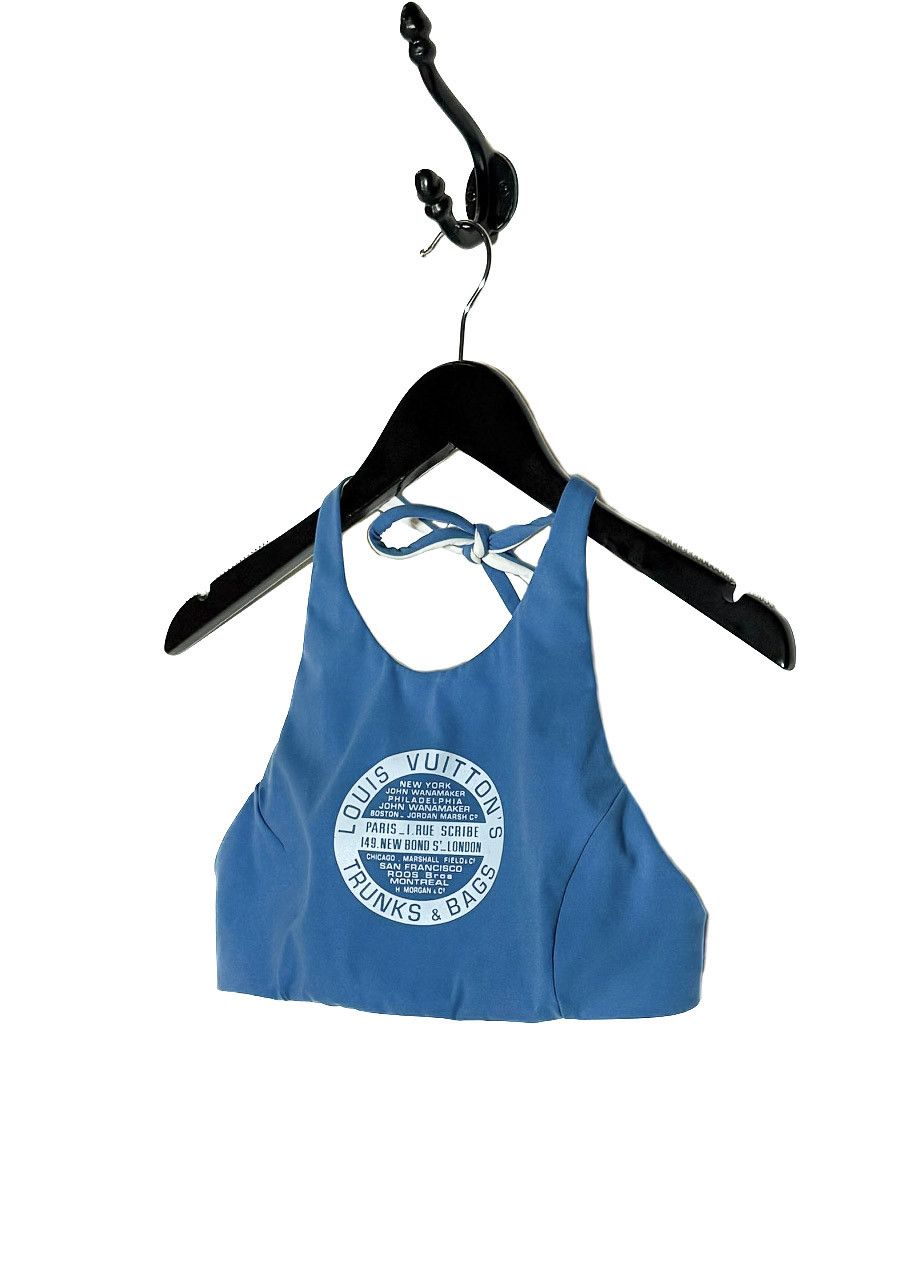Louis Vuitton Louis Vuitton Blue Swimwear Halter Top Size M / US 6-8 / IT 42-44 - 2 Thumbnail