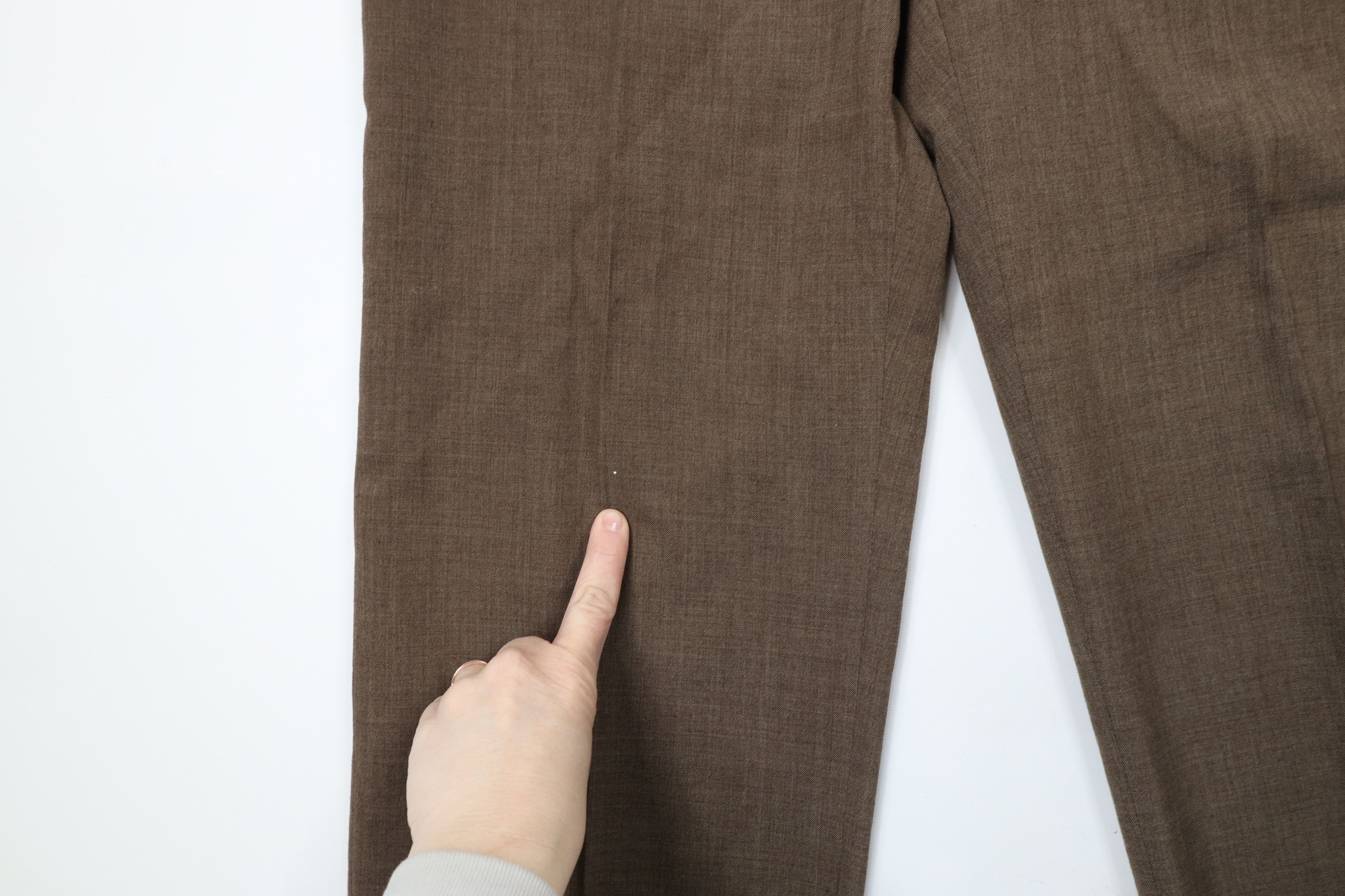 Vintage Vintage 70s Streetwear Flared Wide Leg Chino Pants Brown USA Size US 34 / EU 50 - 5 Thumbnail