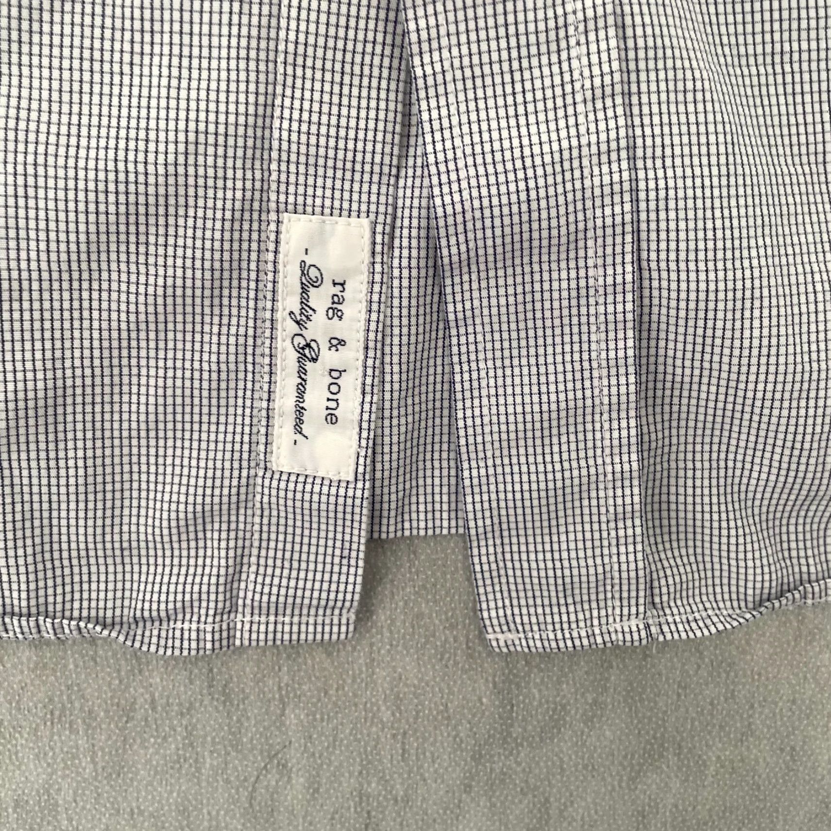 Rag & Bone VINTAGE Rag & Bone Shirt Men XL Long Sleeve Check Cotton Casual Designer USA Size US XL / EU 56 / 4 - 6 Thumbnail