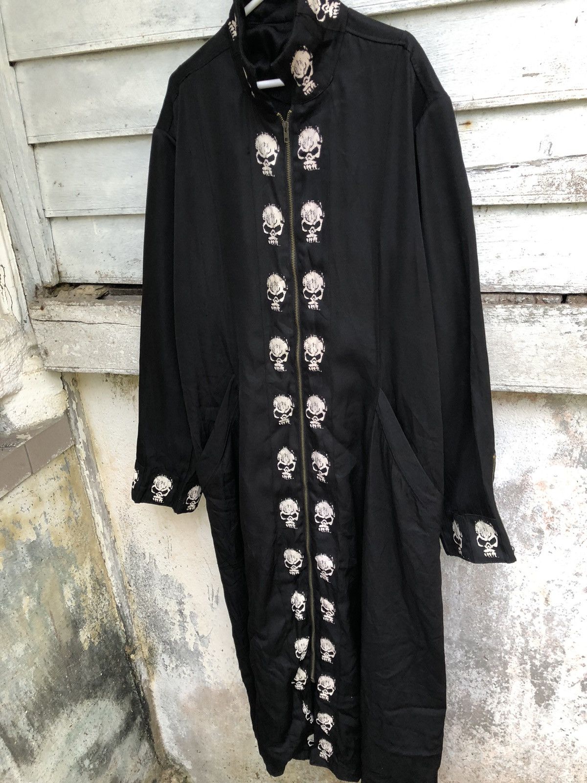 Other Gothic Black Metal Skulls Patch Rope Restraint Back Coat Size US L / EU 52-54 / 3 - 2 Thumbnail