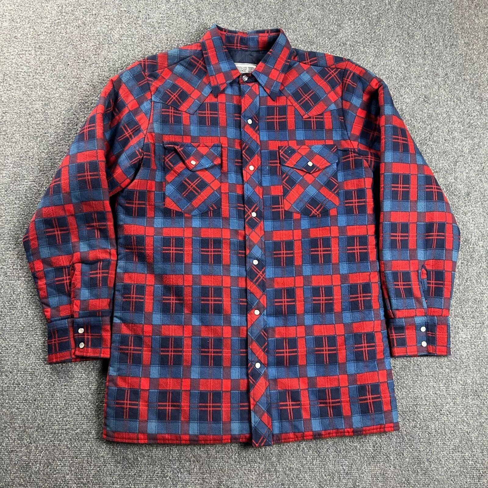 Other American Hero Jacket Men M Plaid Flannel Shacket Pearl Snap Size US M / EU 48-50 / 2 - 1 Thumbnail