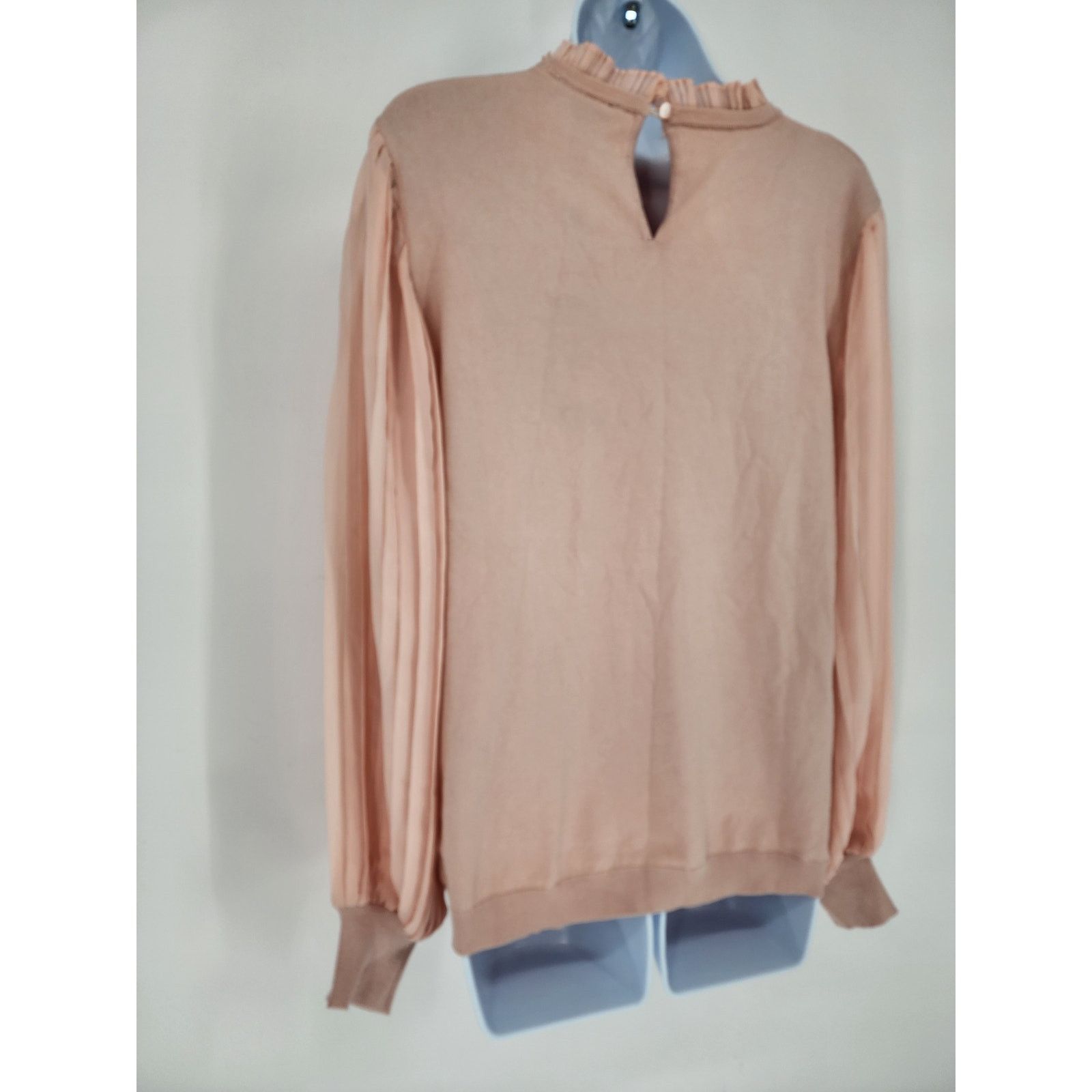 Adrianna Papell Adrianna Papell Blush Pink Lightweight Sweater Women's Large Size L / US 10 / IT 46 - 7 Thumbnail